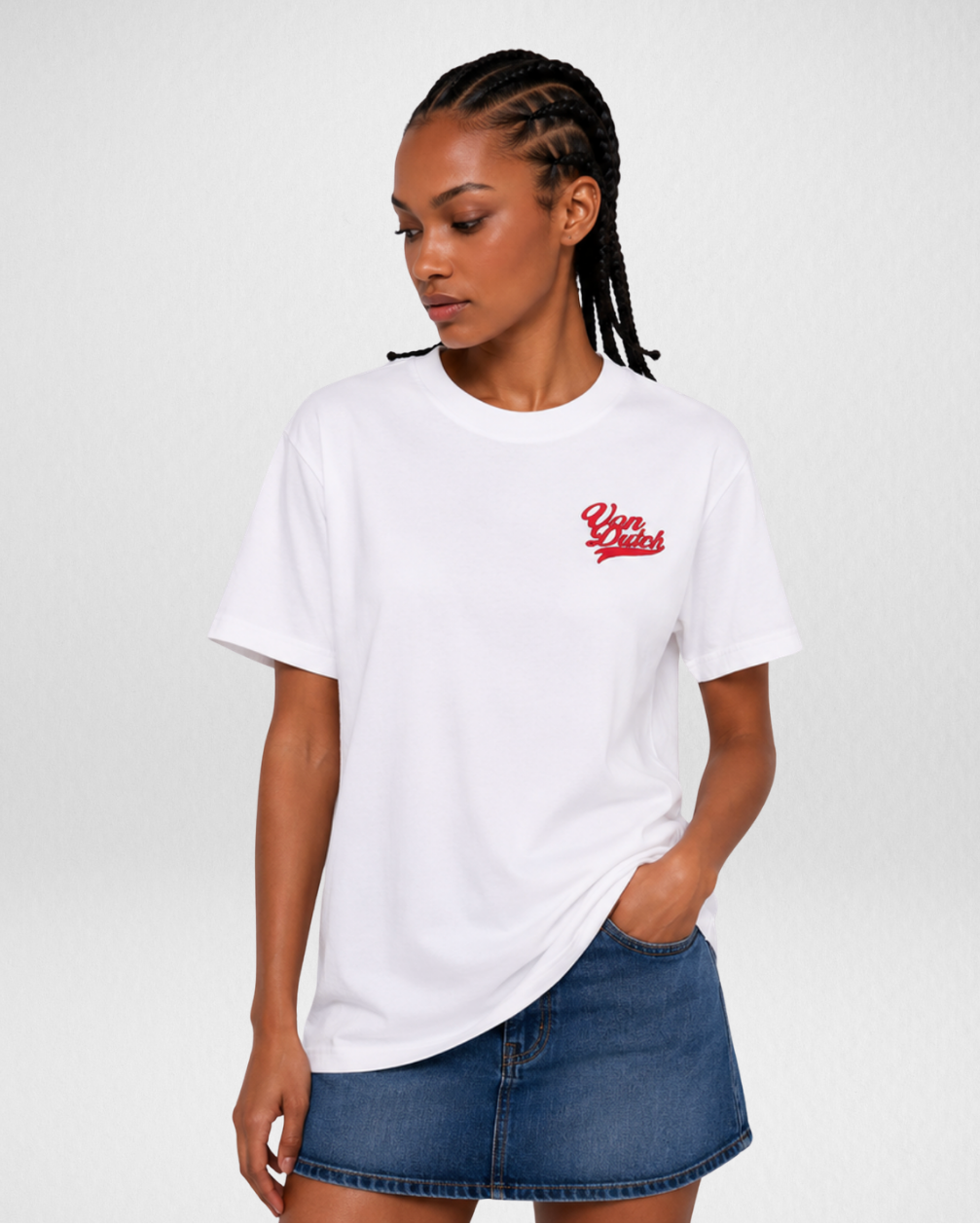 95 TEE (WHITE) MENS/UNISEX