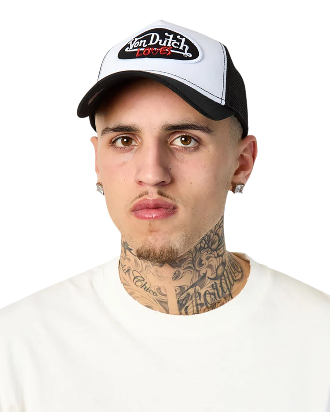 VON DUTCH LOVES BLACK & WHITE CLASSIC TRUCKER