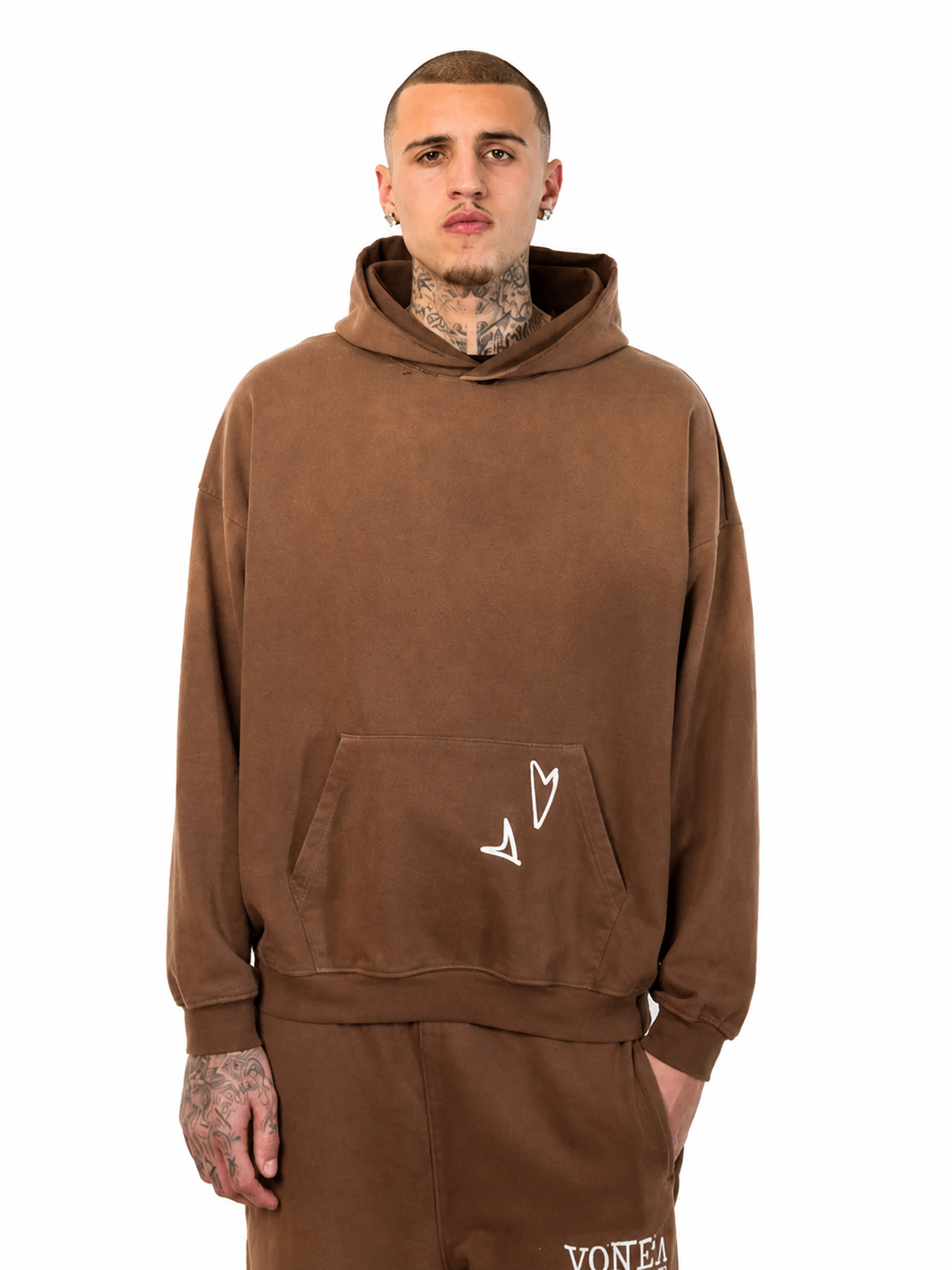 FLYING EYE HOODIE BROWN