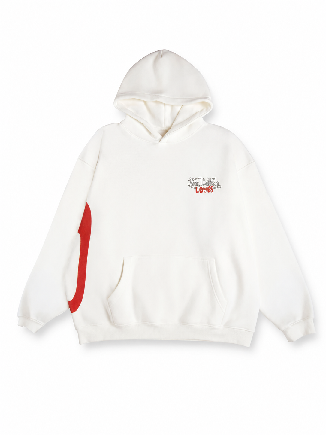 BROKEN HEART HOODIE WHITE