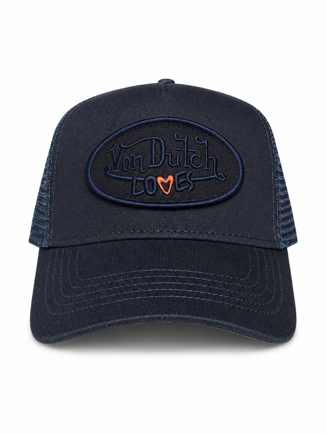 VON DUTCH LOVES SMALL HEART NAVY CANVAS