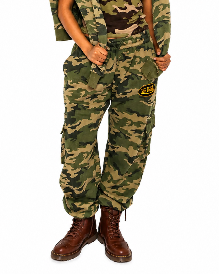 Von dutch PATCH logo CAMO JOGGERS (UNISEX)