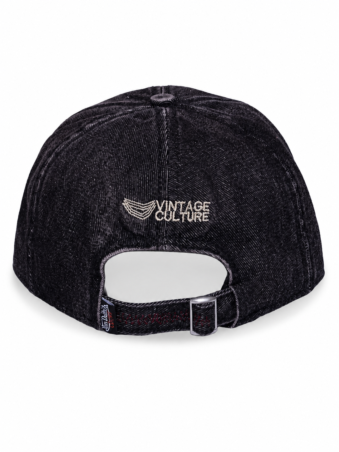 VINTAGE CULTURE X VON DUTCH LOVES DISTRESSED GREY DAD HAT