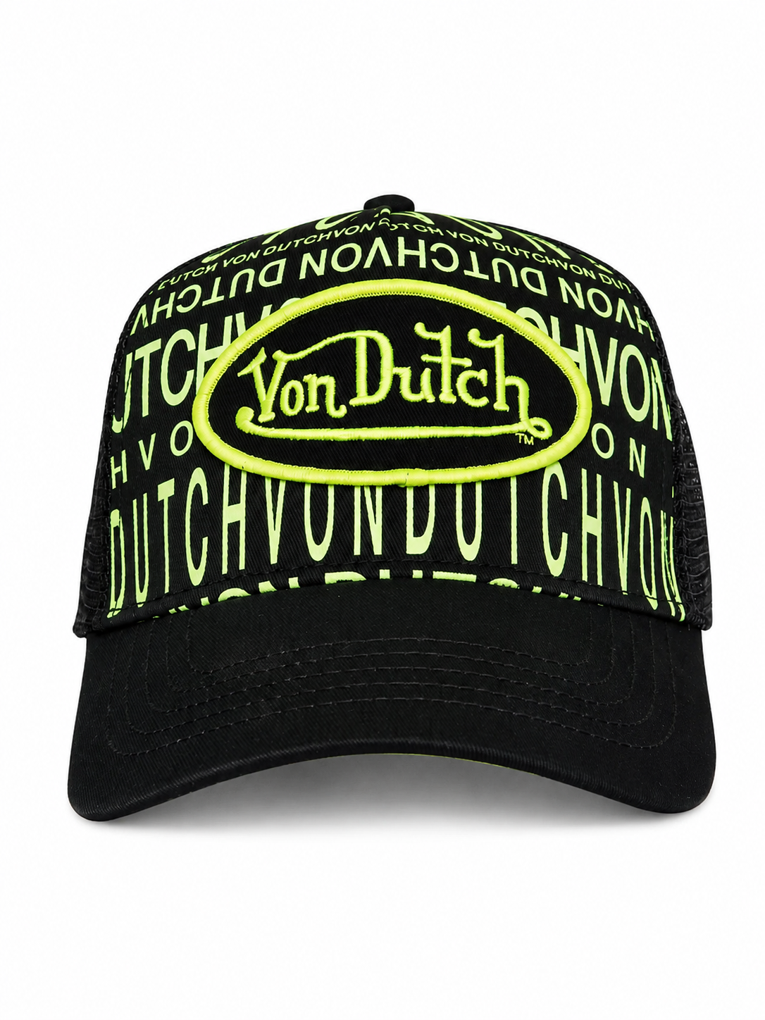 NEPTUNE GREEN AND BLACK Trucker Hat