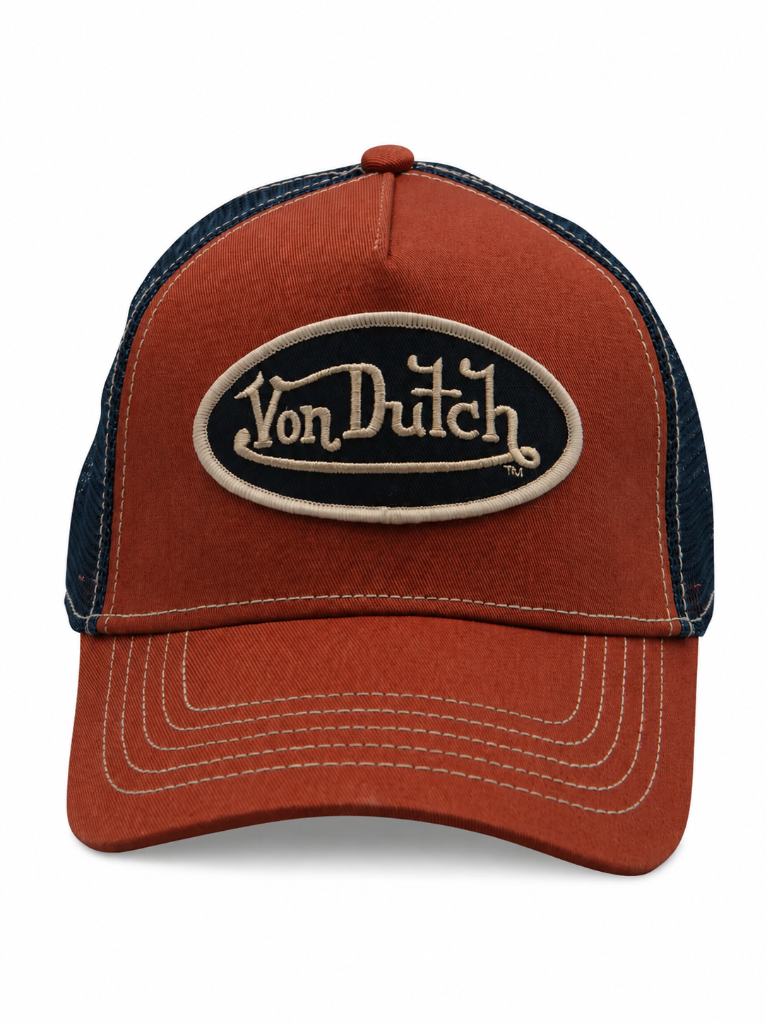 Von dutch CANVAS Mahogany TRUCKER Hat
