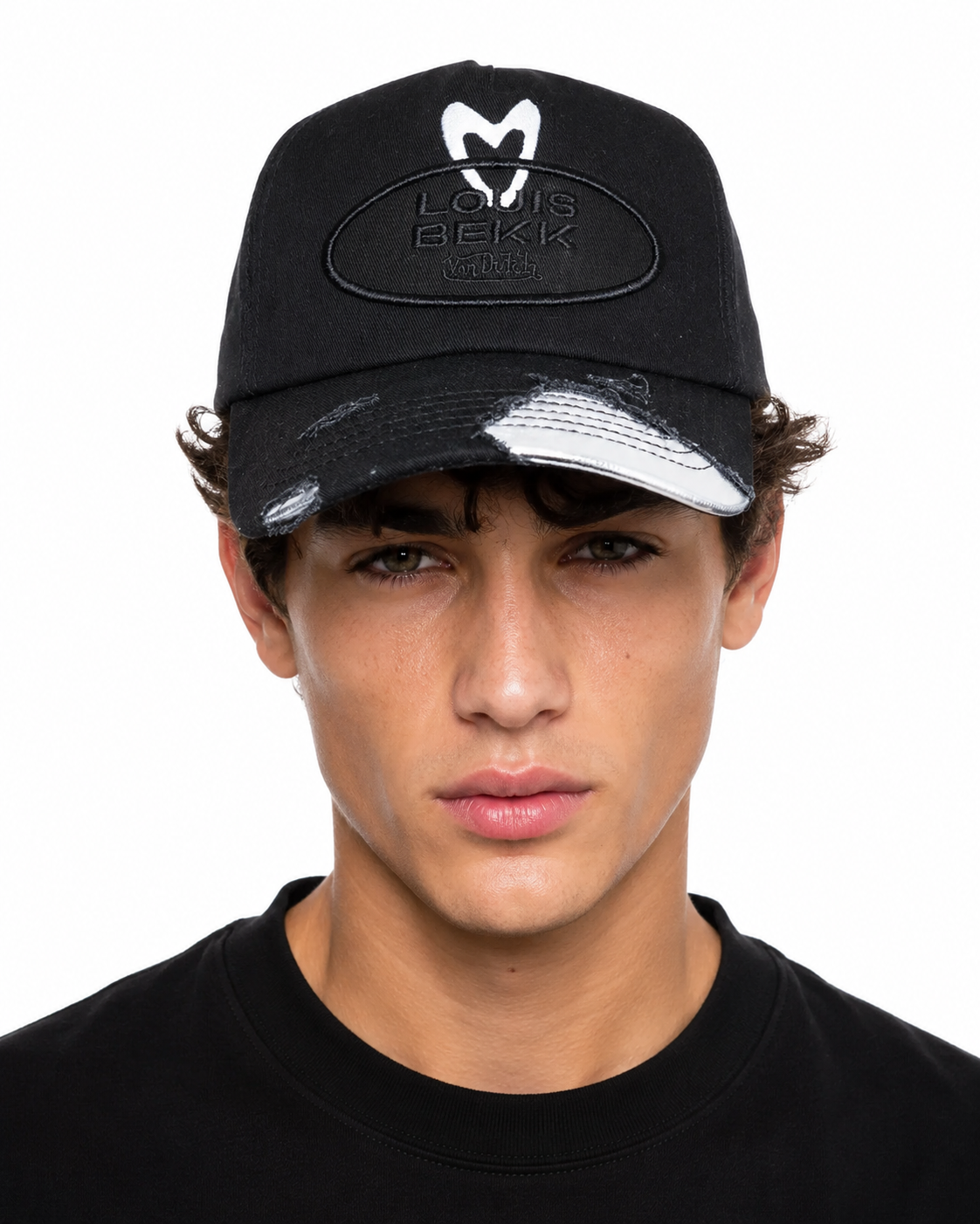 LOUIS BEKK X VON DUTCH HAT IN BLACKOUT