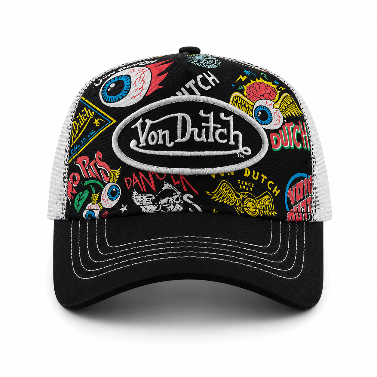 JAX ALL OVER PRINT TRUCKER (BLACK)