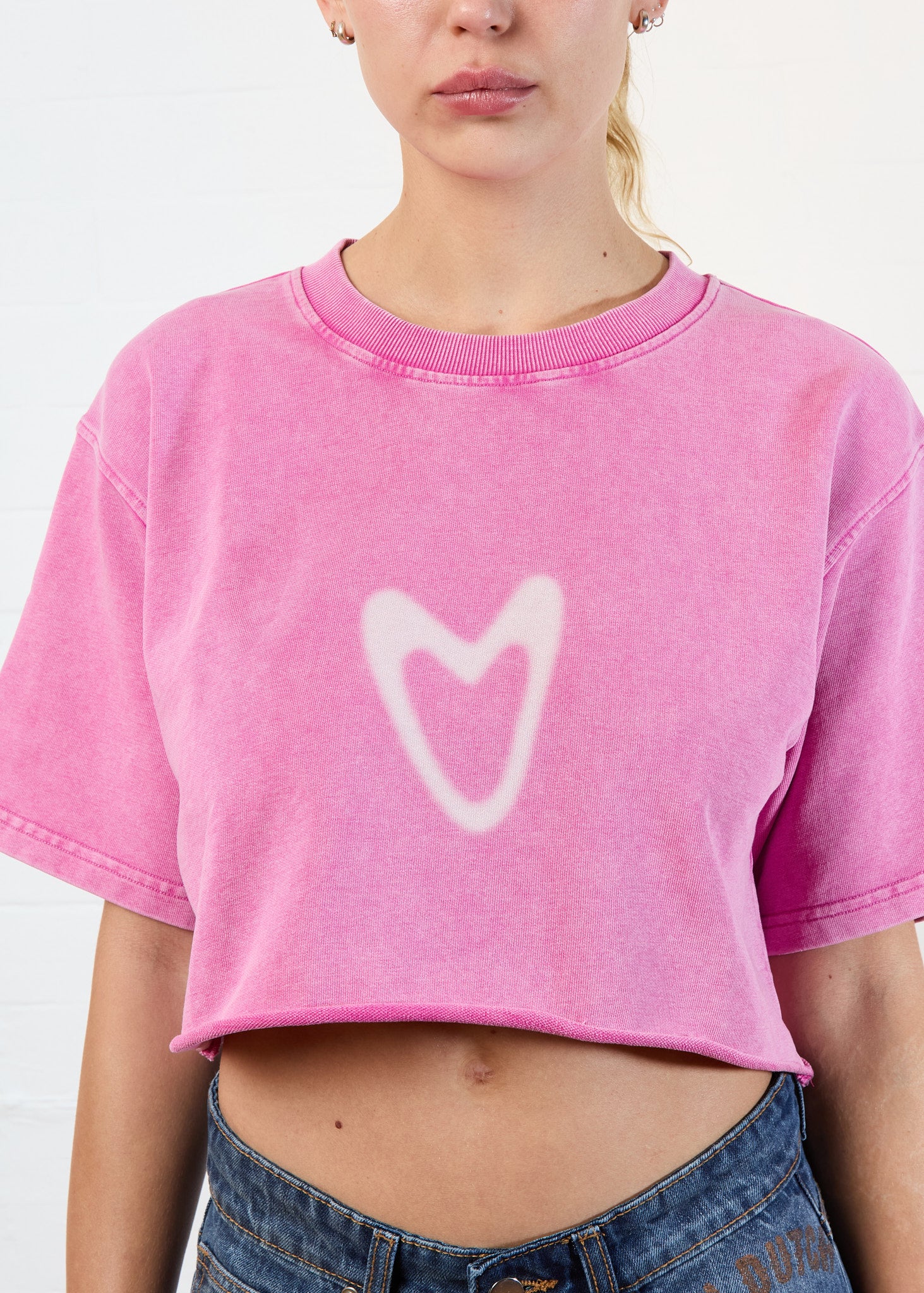 CROPPED "BABY" T (PINK)