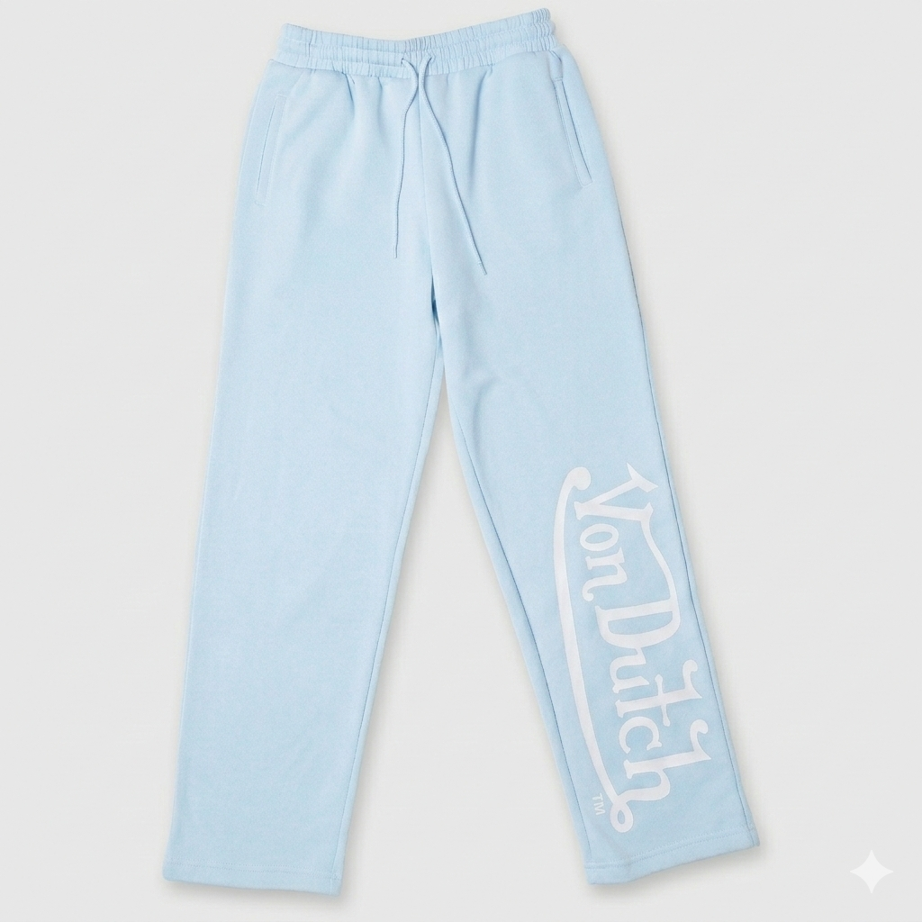 STRAIGHT LEG JOGGER (BABY BLUE)