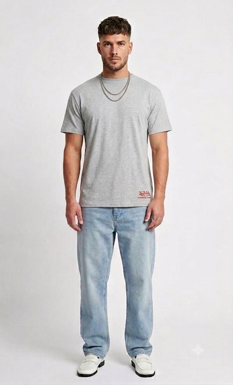 CALABASAS TEE (GREY) MENS/UNISEX