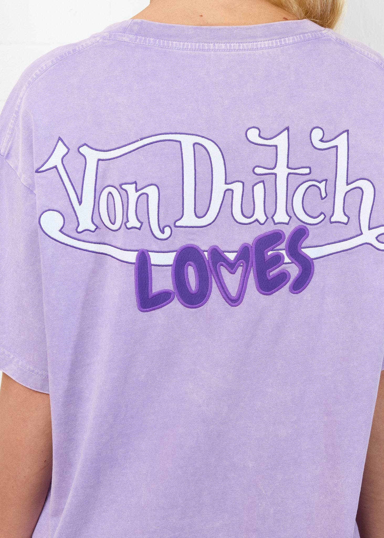 THREE LOVES SWEAT TEE (PURPLE)