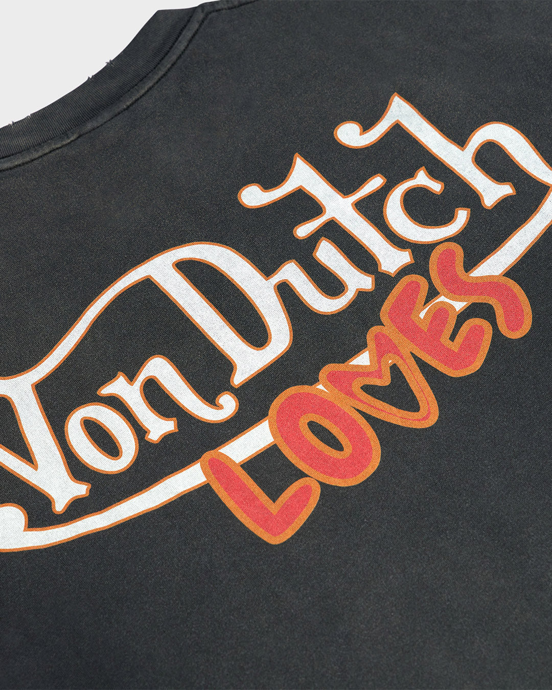 THREE LOVES TEE COTTON BLACK