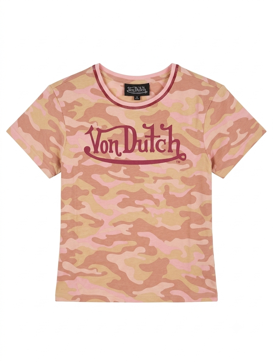 PINK CAMO TEE