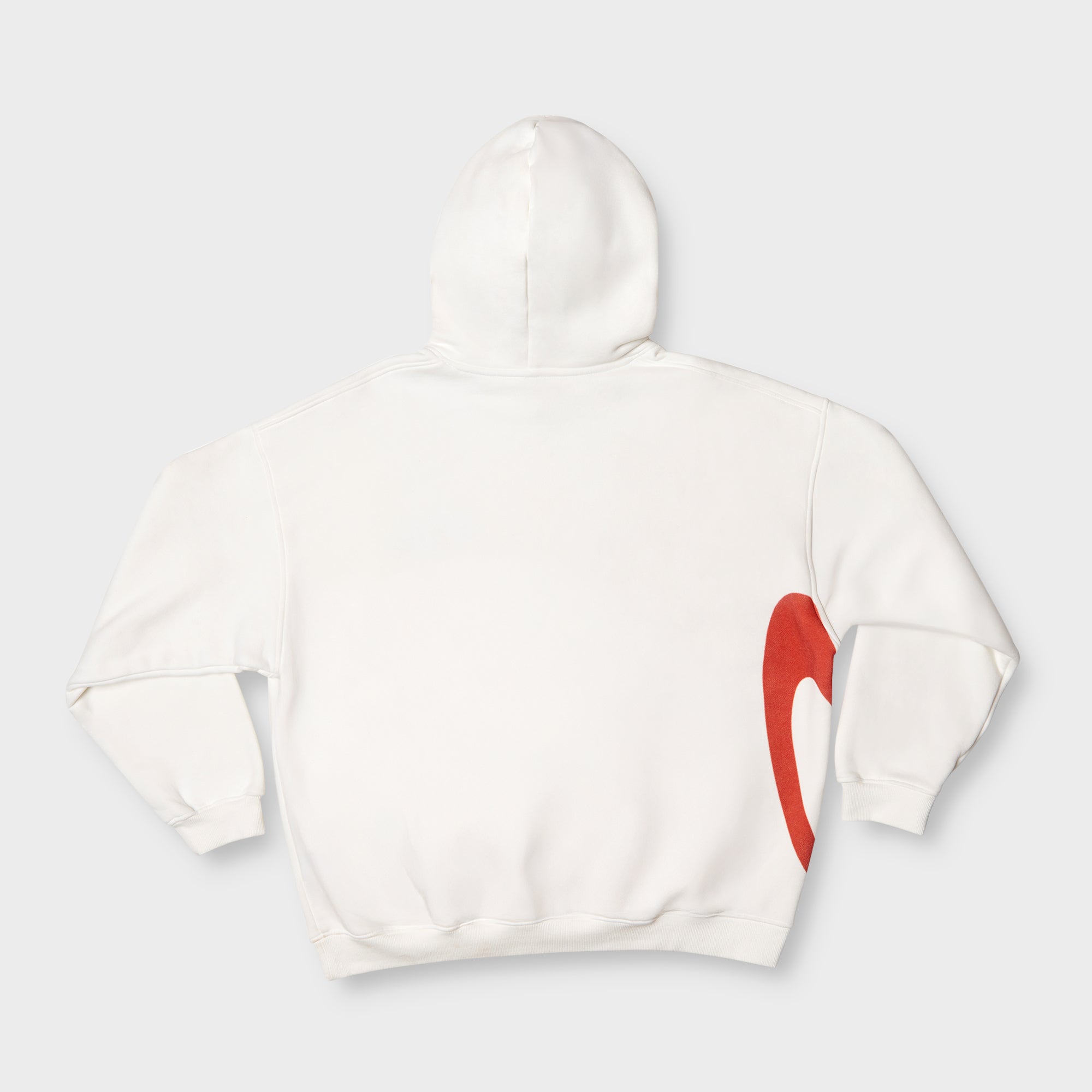 BROKEN HEART HOODIE (OVERSIZE WHITE)
