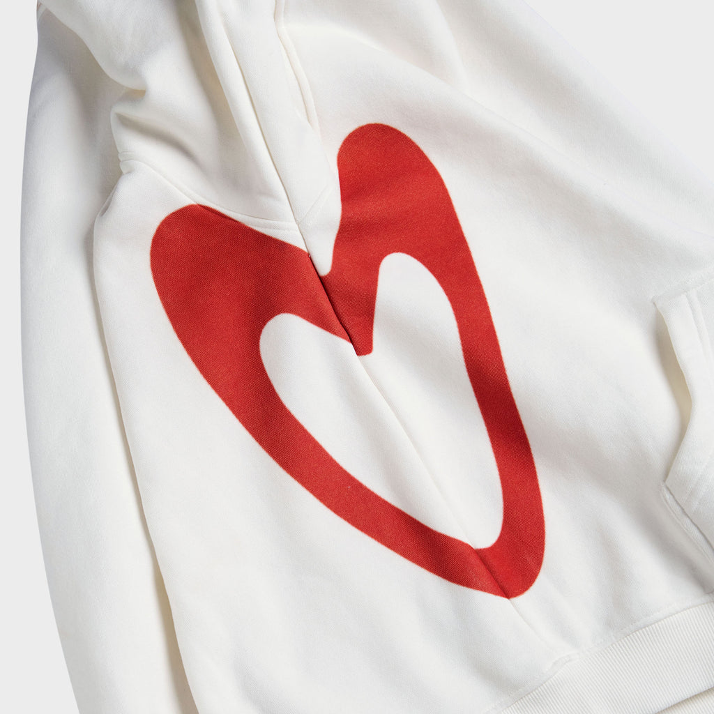 BROKEN HEART HOODIE (WHITE)