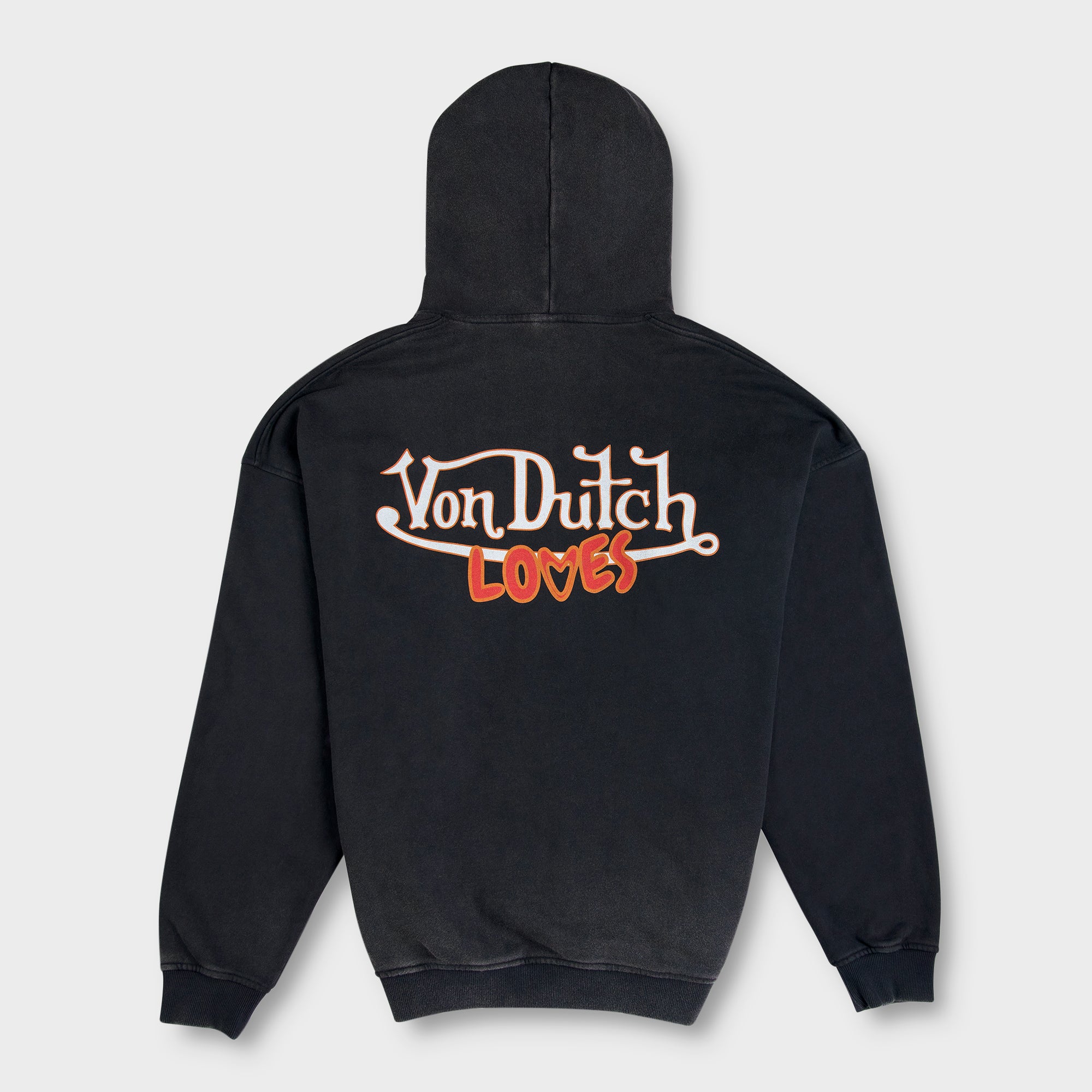 3 LOVES OVERSIZE HOODIE (BLACK)