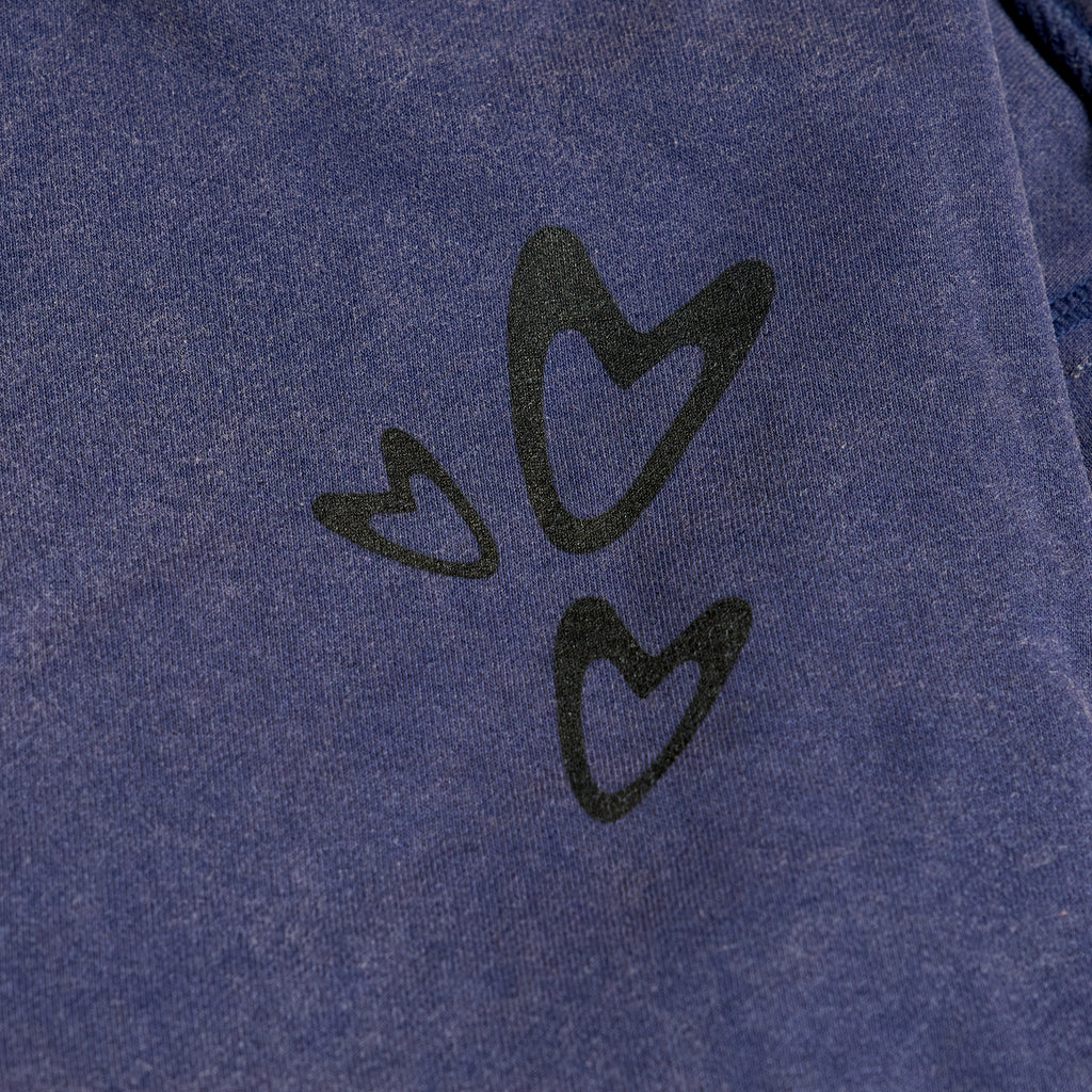 ZIP-UP FACE HOODIE (NAVY)