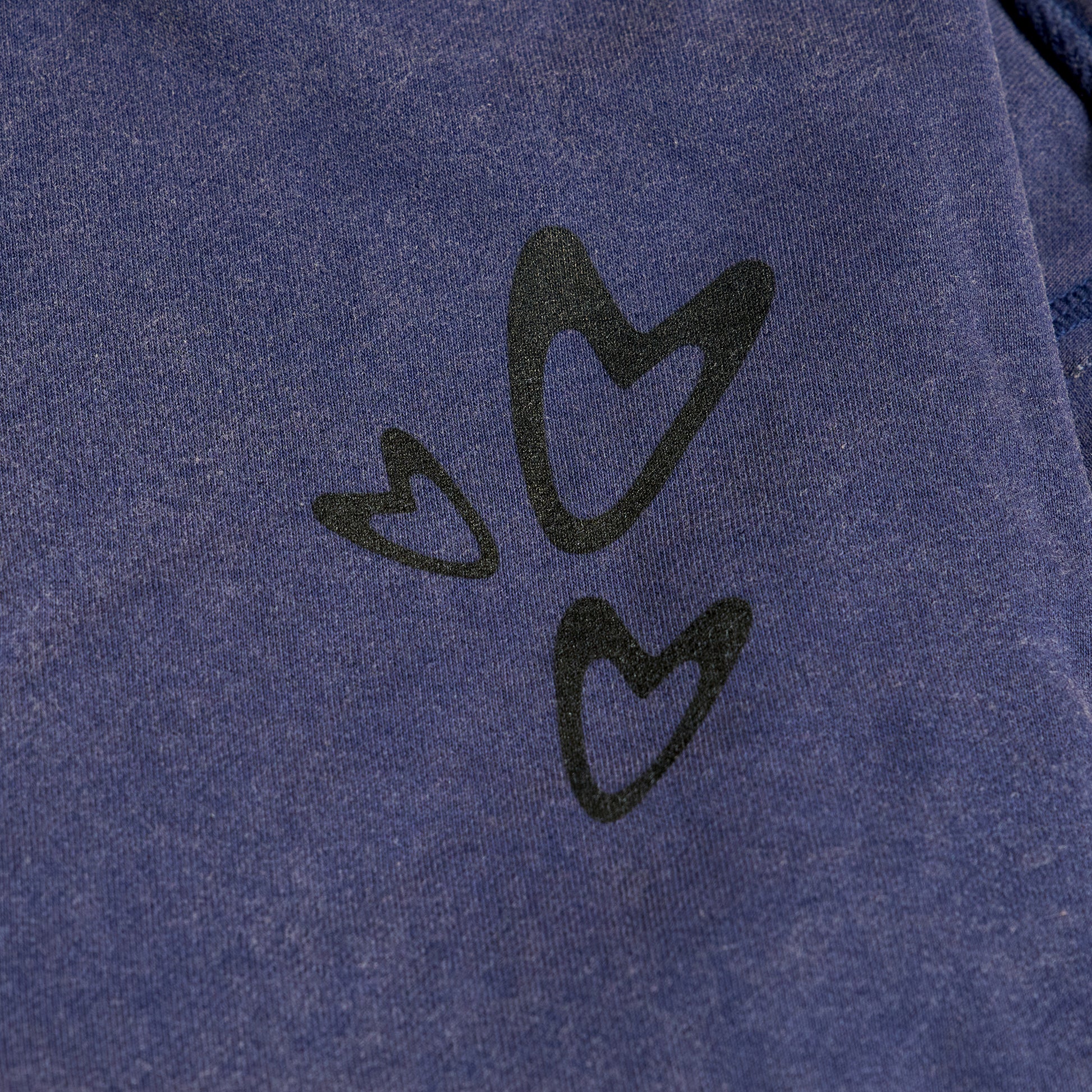 ZIP-UP FACE HOODIE (NAVY)