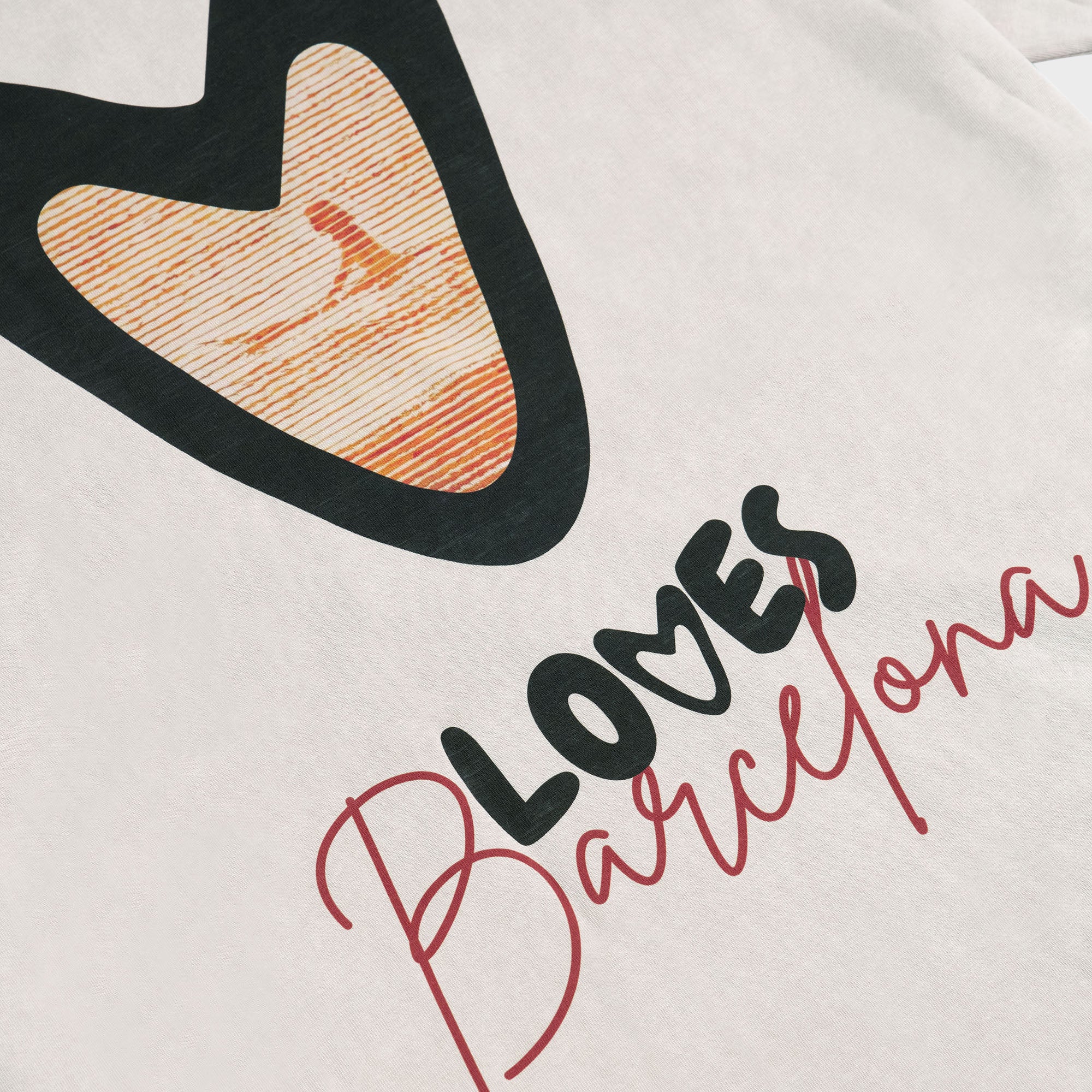 LOVES BARCELONA SURFER T SHIRT (WHITE)