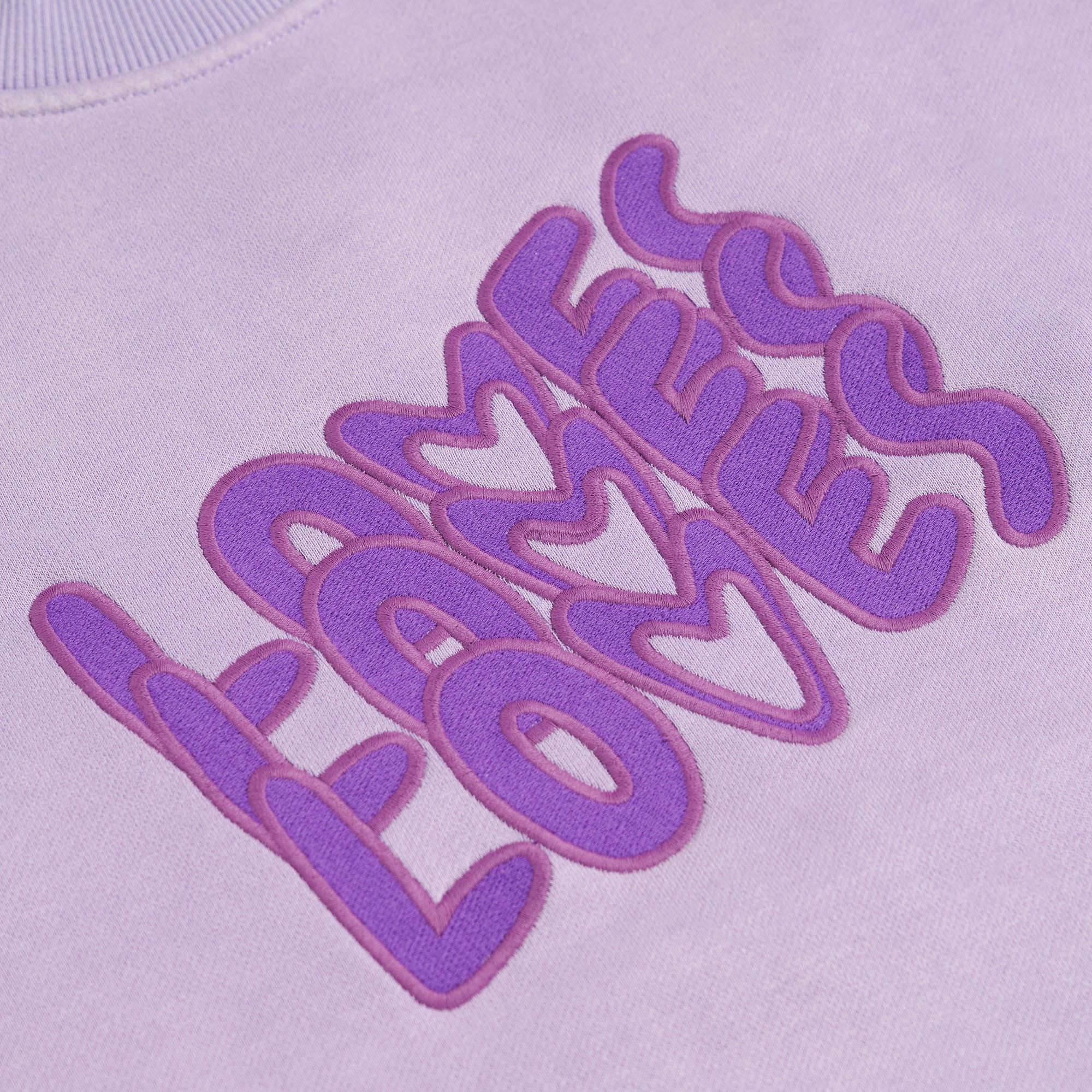 THREE LOVES SWEAT TEE (PURPLE)