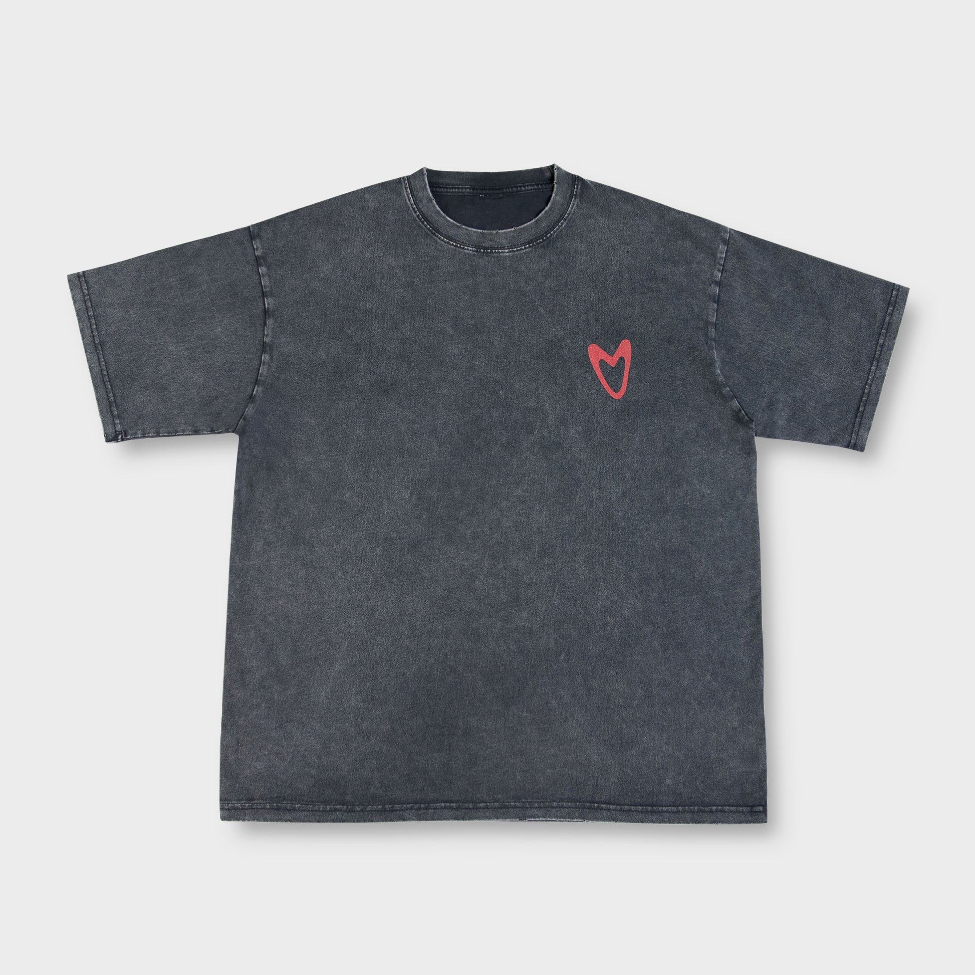 HEART T (VINTAGE BLACK)