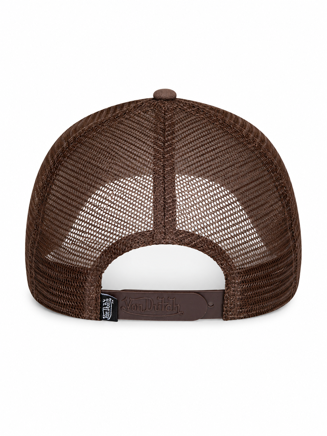 Von Dutch DISTRESSED DENIM BROWN Trucker Hat
