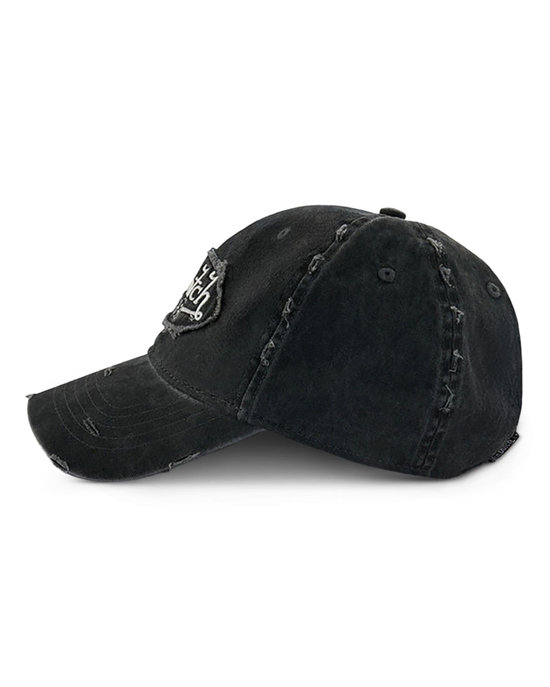 VON DUTCH LOVES BLACK DISTRESSED DAD HAT