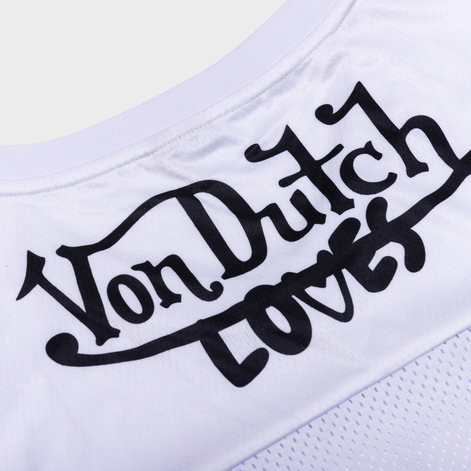 LOVES 22 AMERICAN FOOTBALL JERSEY (WHITE & BLACK)