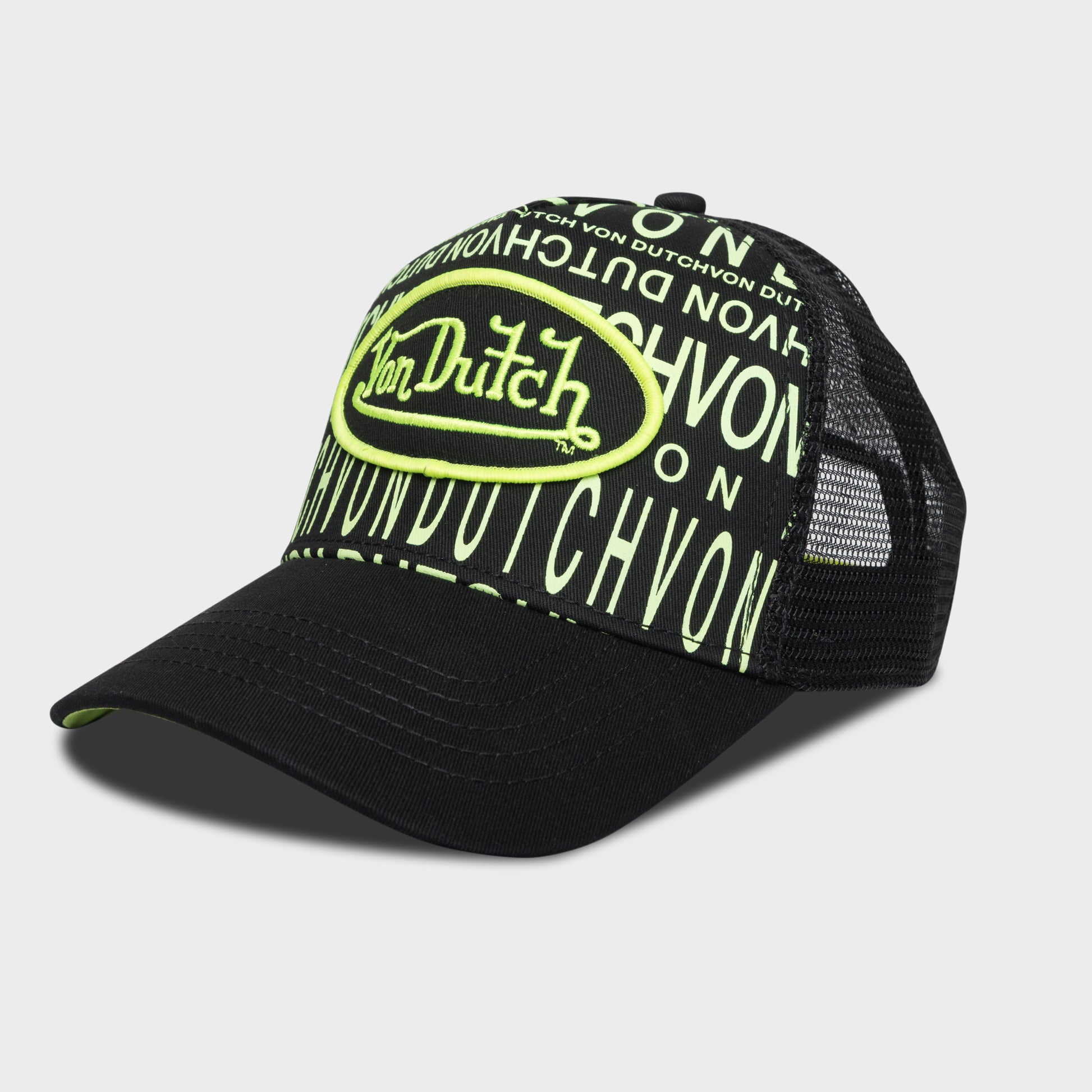 CLASSIC TRUCKER IN BLACK & NEPTUNE GREEN