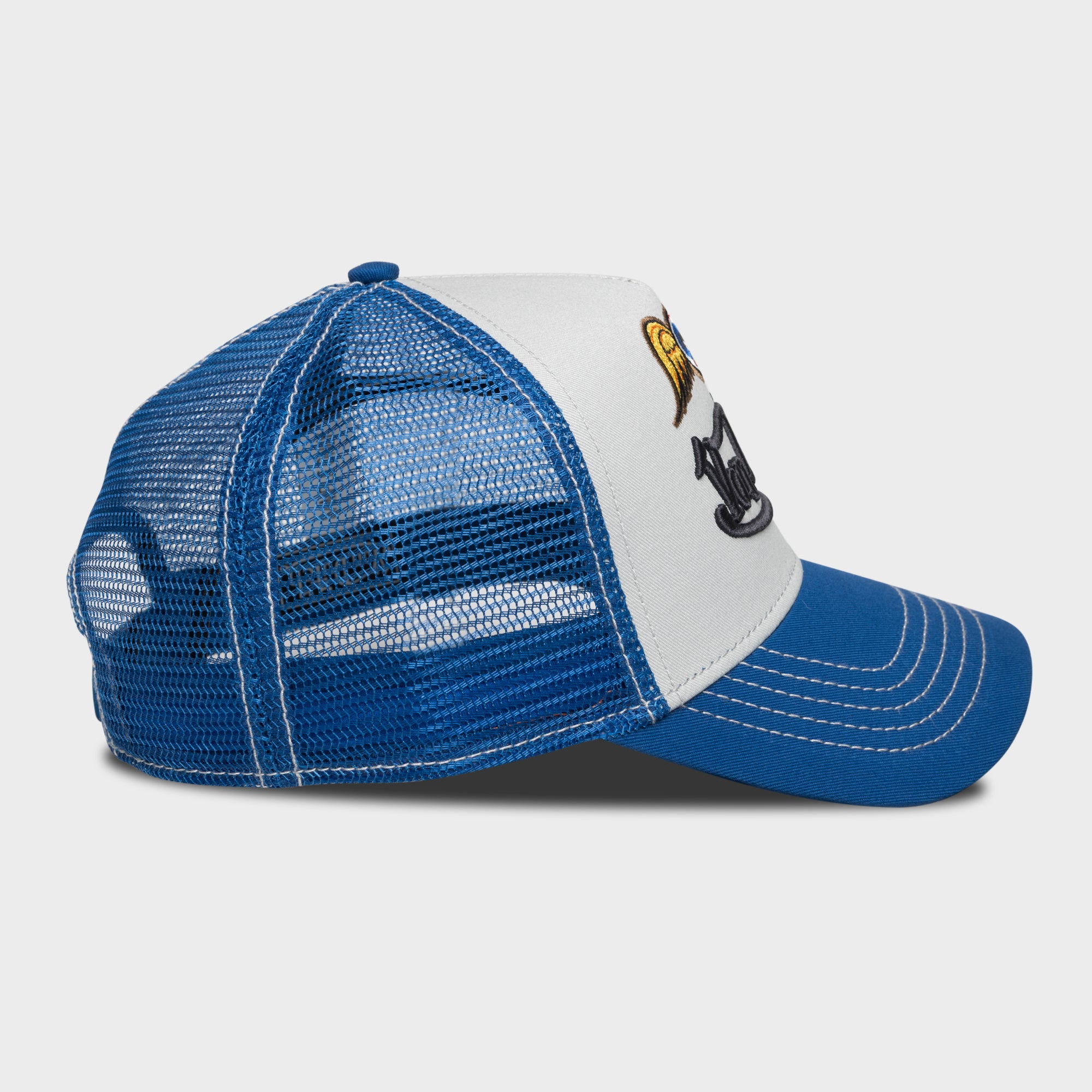 HEAVY EMBROIDERED FLYING EYE (BLUE)