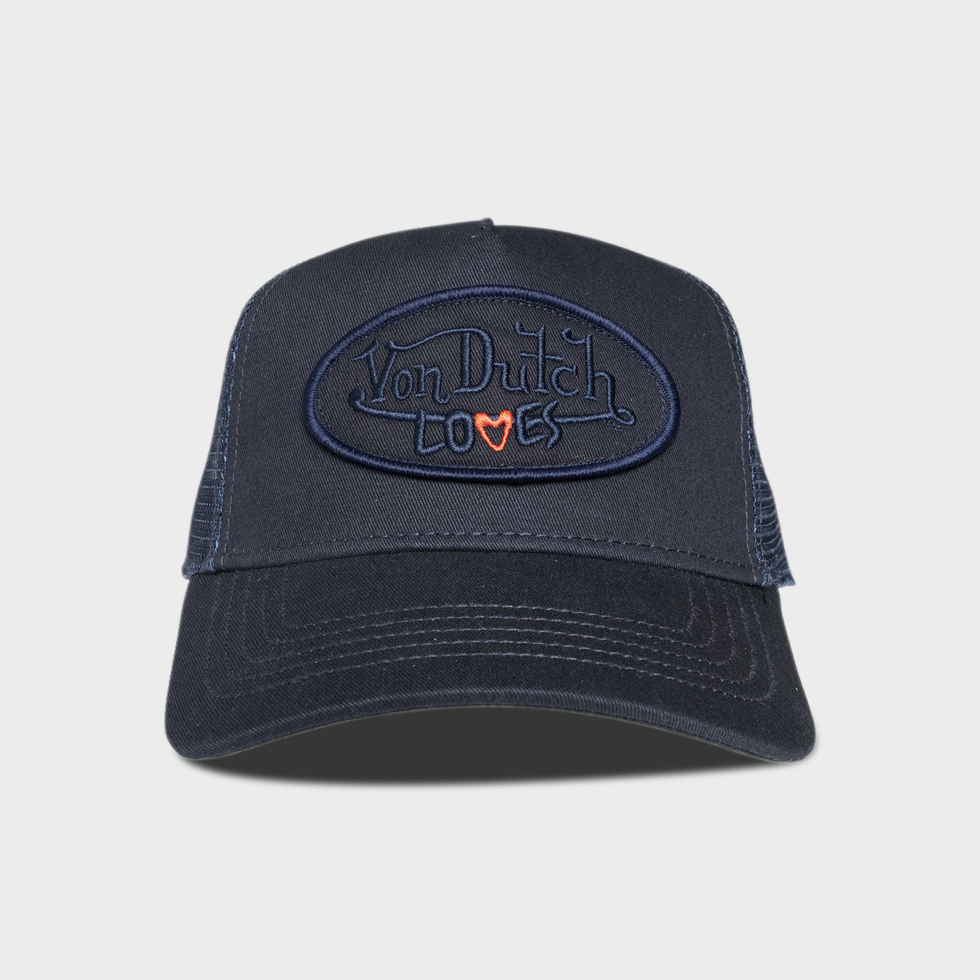 SMALL HEART NAVY CANVAS