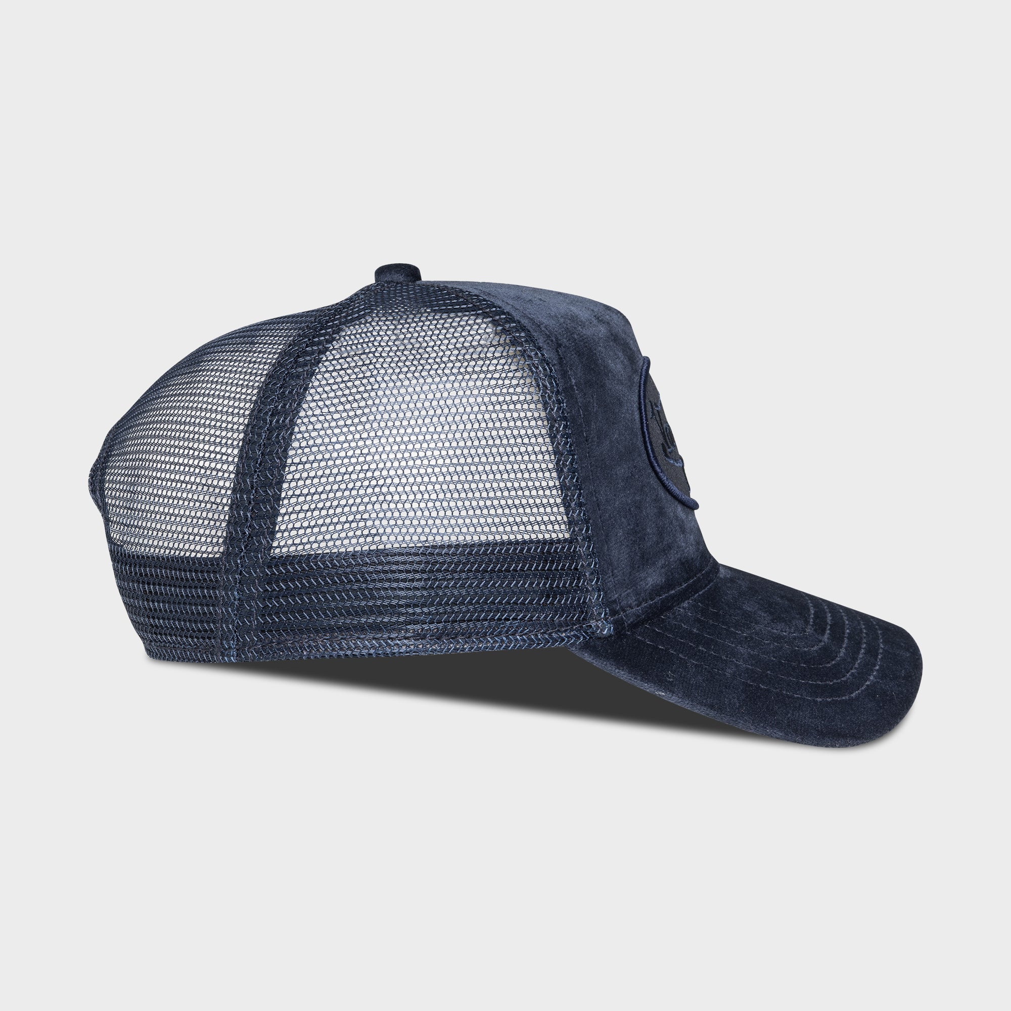 VON DUTCH LOVES SMALL HEART NAVY VELVET