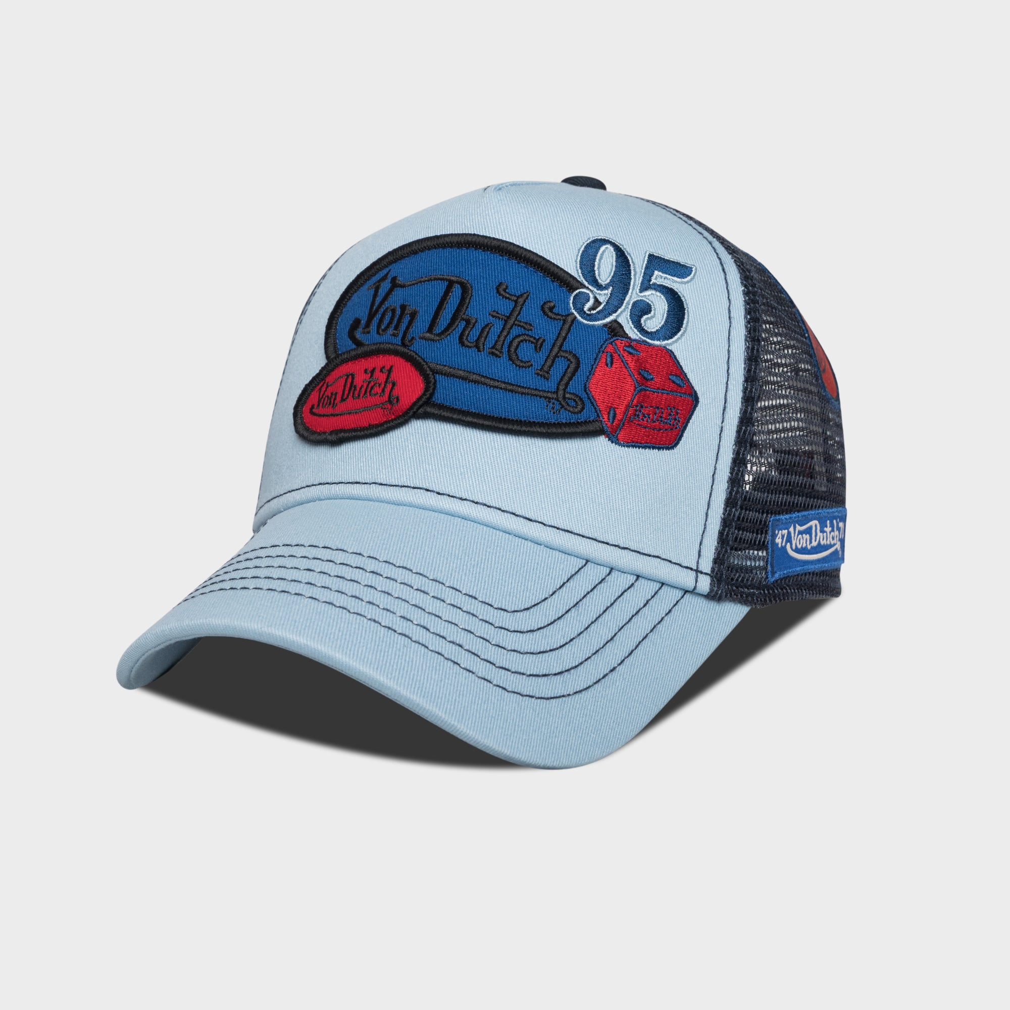 PATCHES TRUCKER (LIGHT BLUE NAVY)