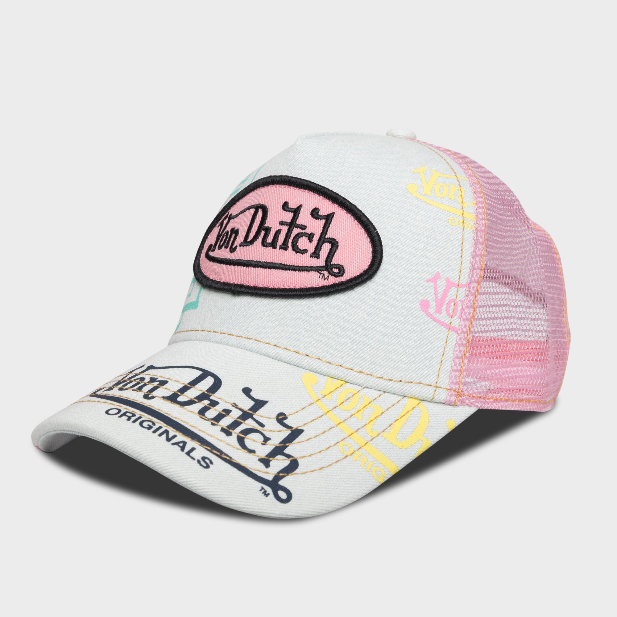 TAGGED TRUCKER (PINK TINT)