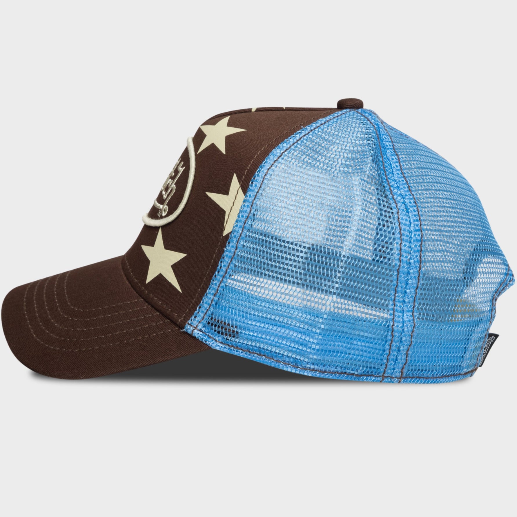 AMERICANA TRUCKER (BROWN AND BLUE)