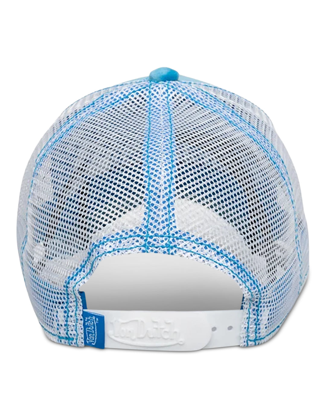 Von Dutch CERULEAN VELVET TRUCKER HAT