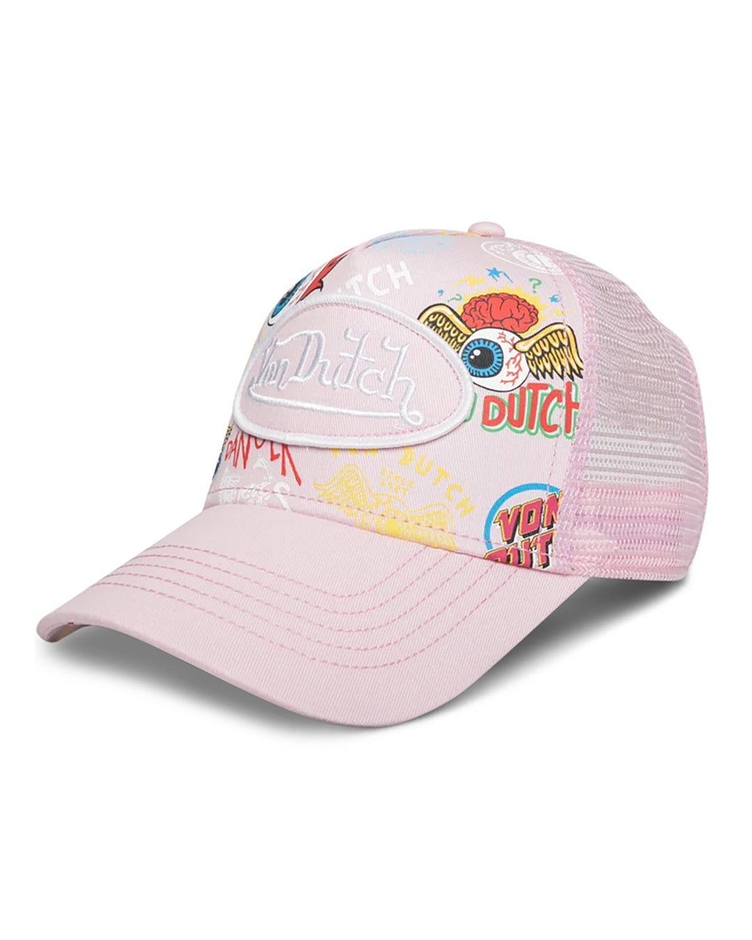 Von Dutch PINK JAX ALL OVER Trucker Hat