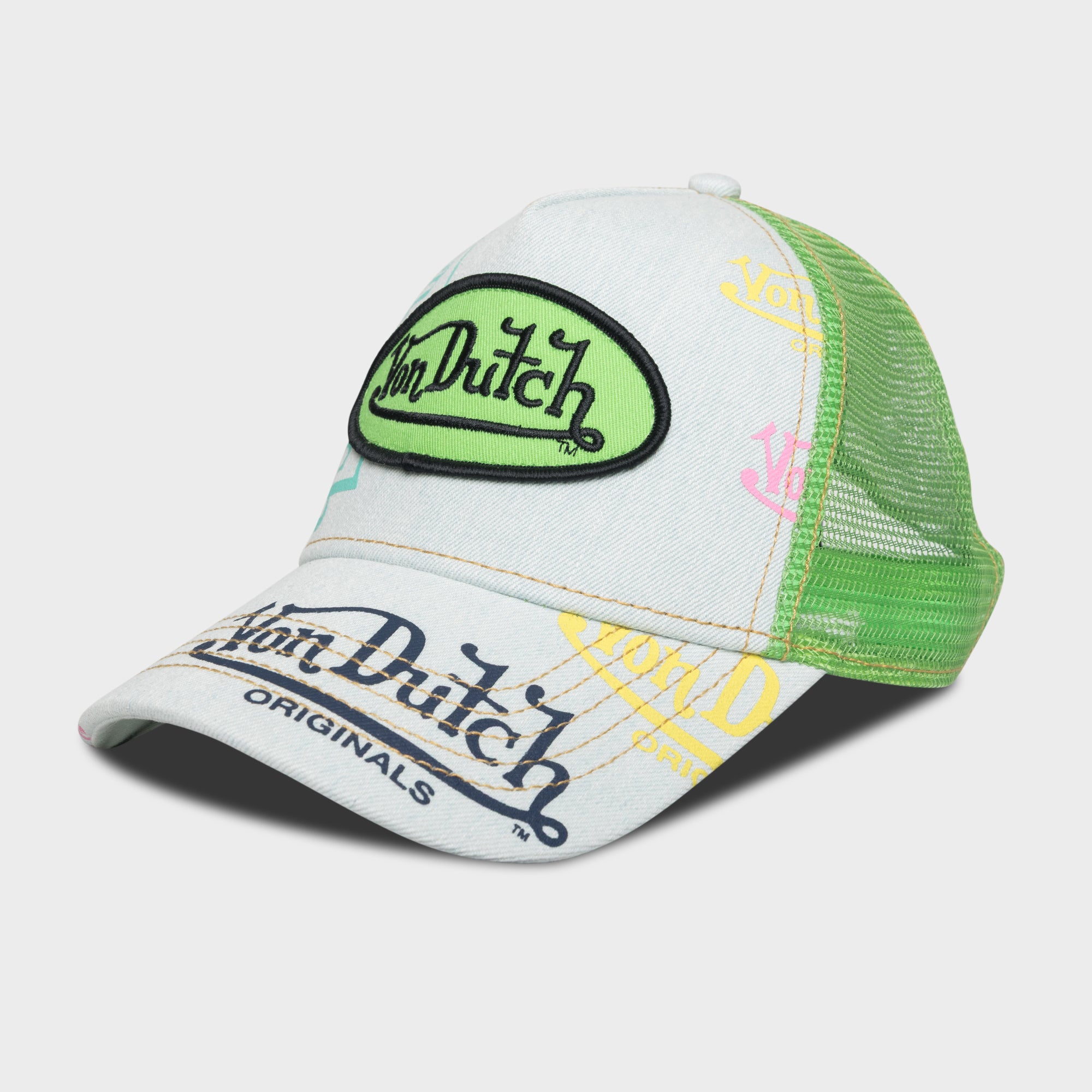 TAGGED TRUCKER (COSTAL BLUE/GREEN)