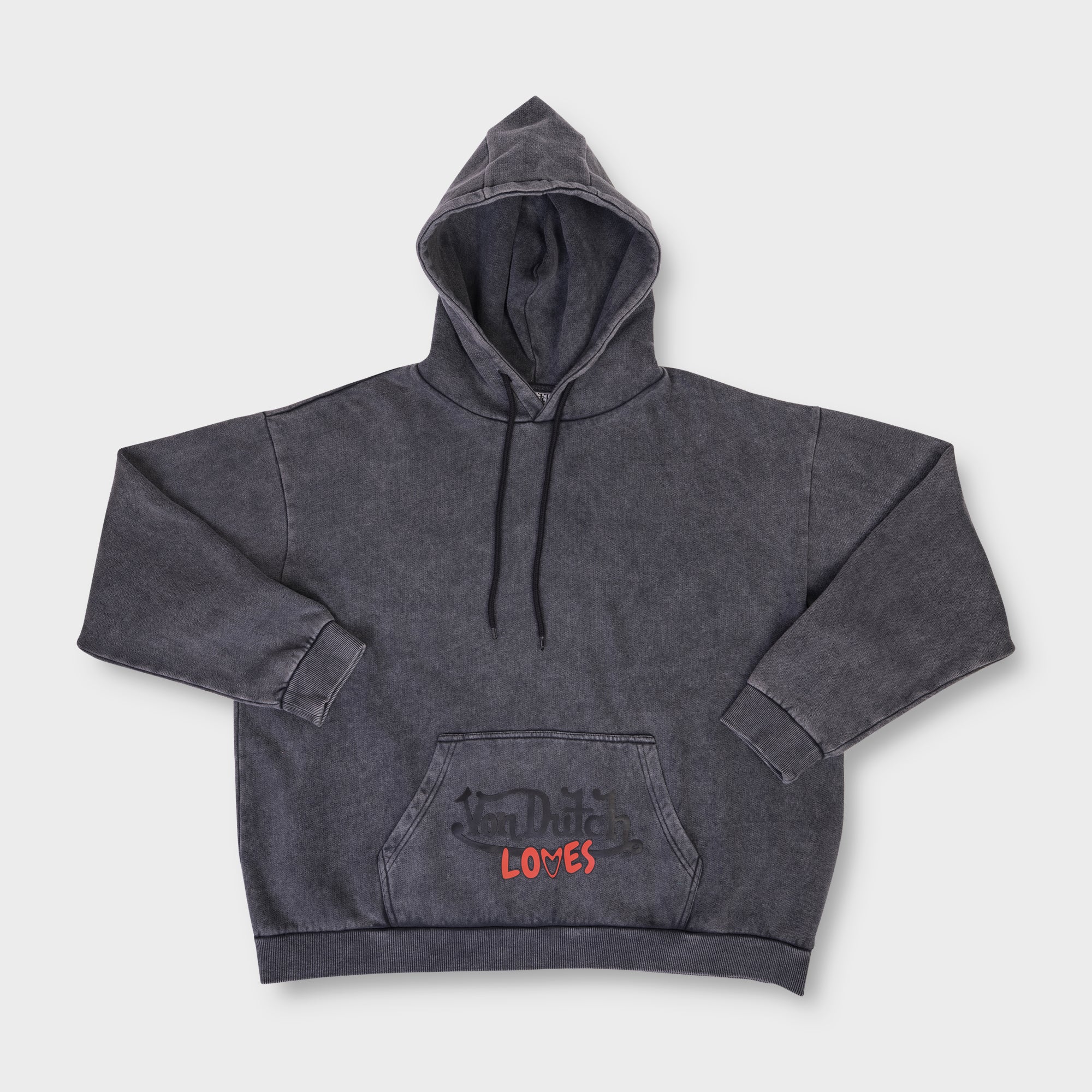 ATLAS HOODIE (OVERSIZE VINTAGE WASHED BLACK)