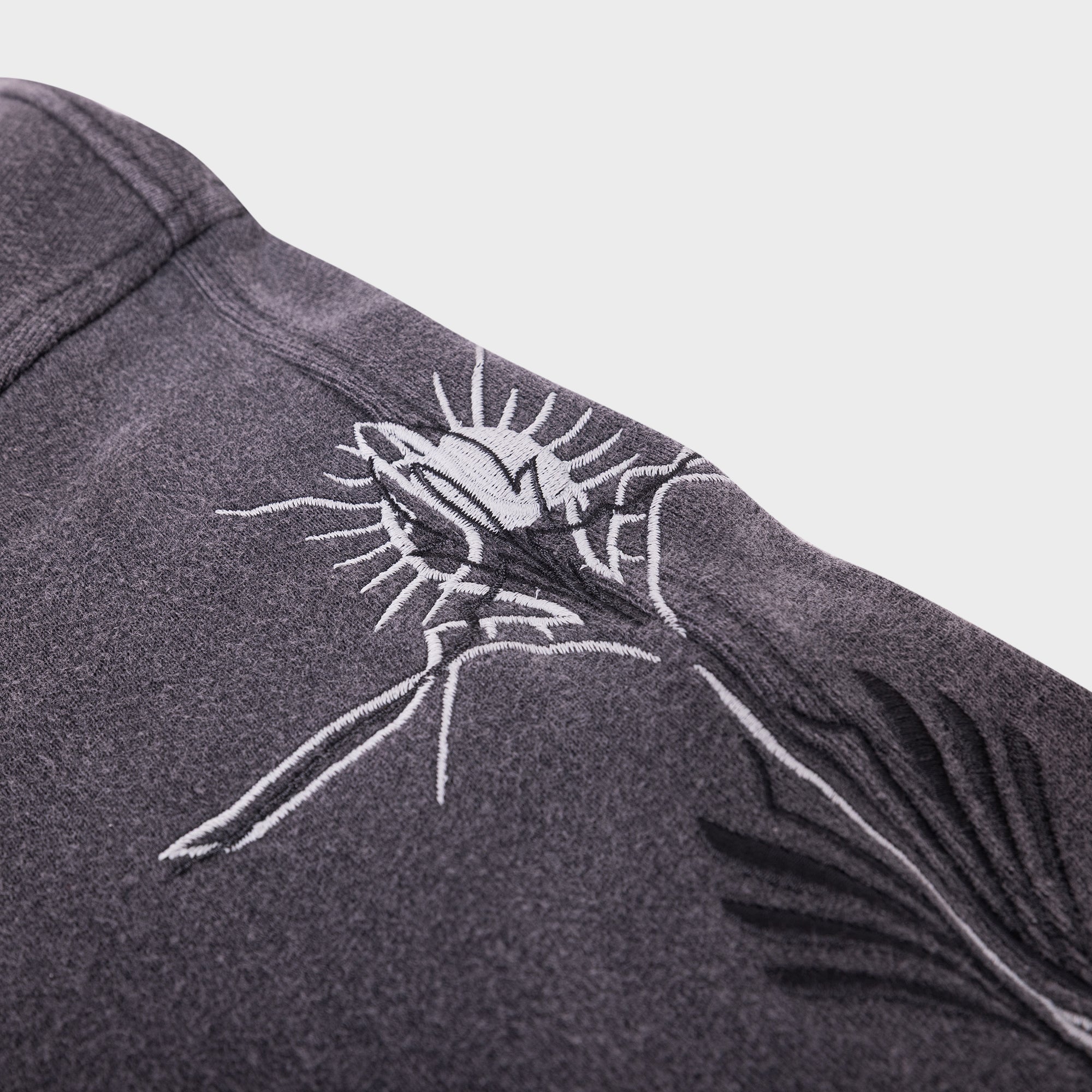 BLACK VINTAGE WASH HOODIE (OVERSIZE)