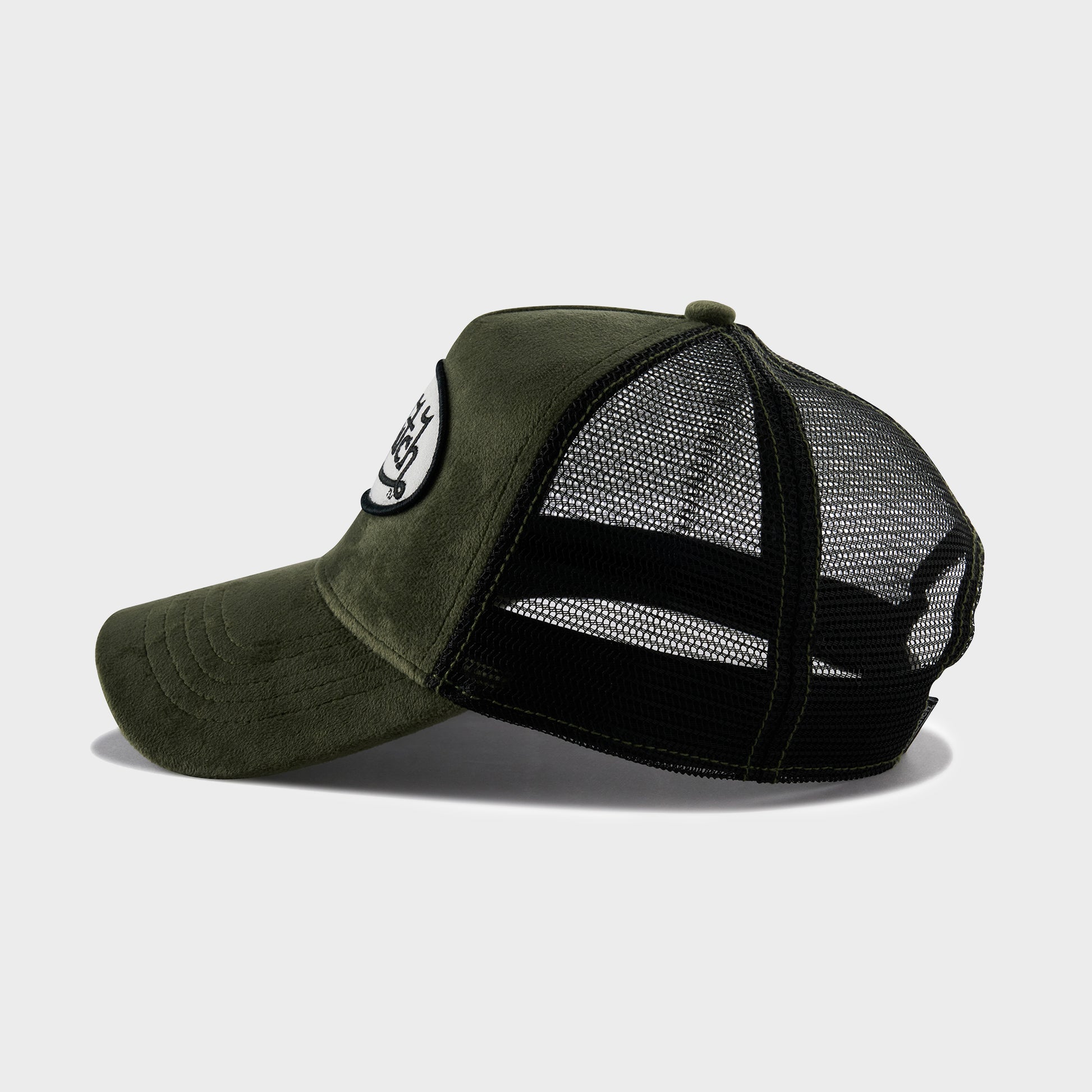 VELVET TRUCKER IN OLIVE