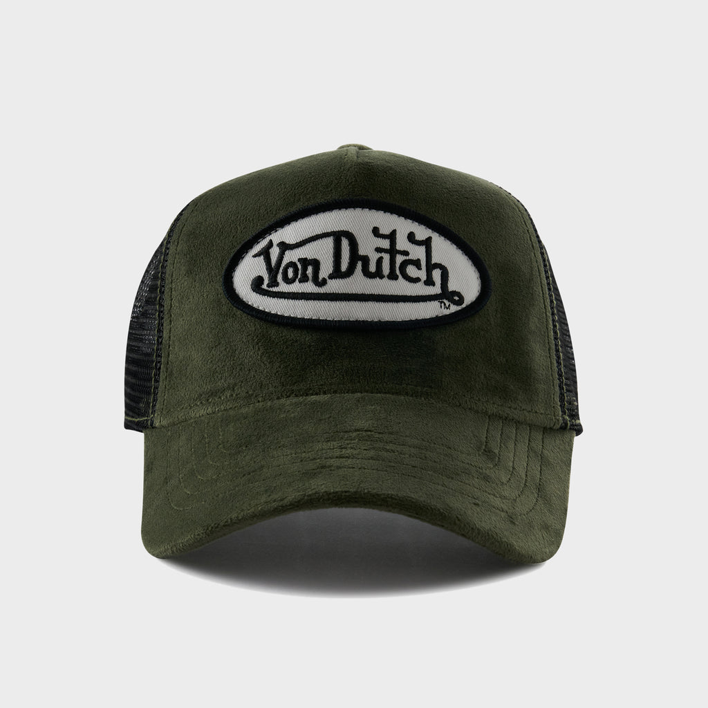 VELVET TRUCKER IN OLIVE