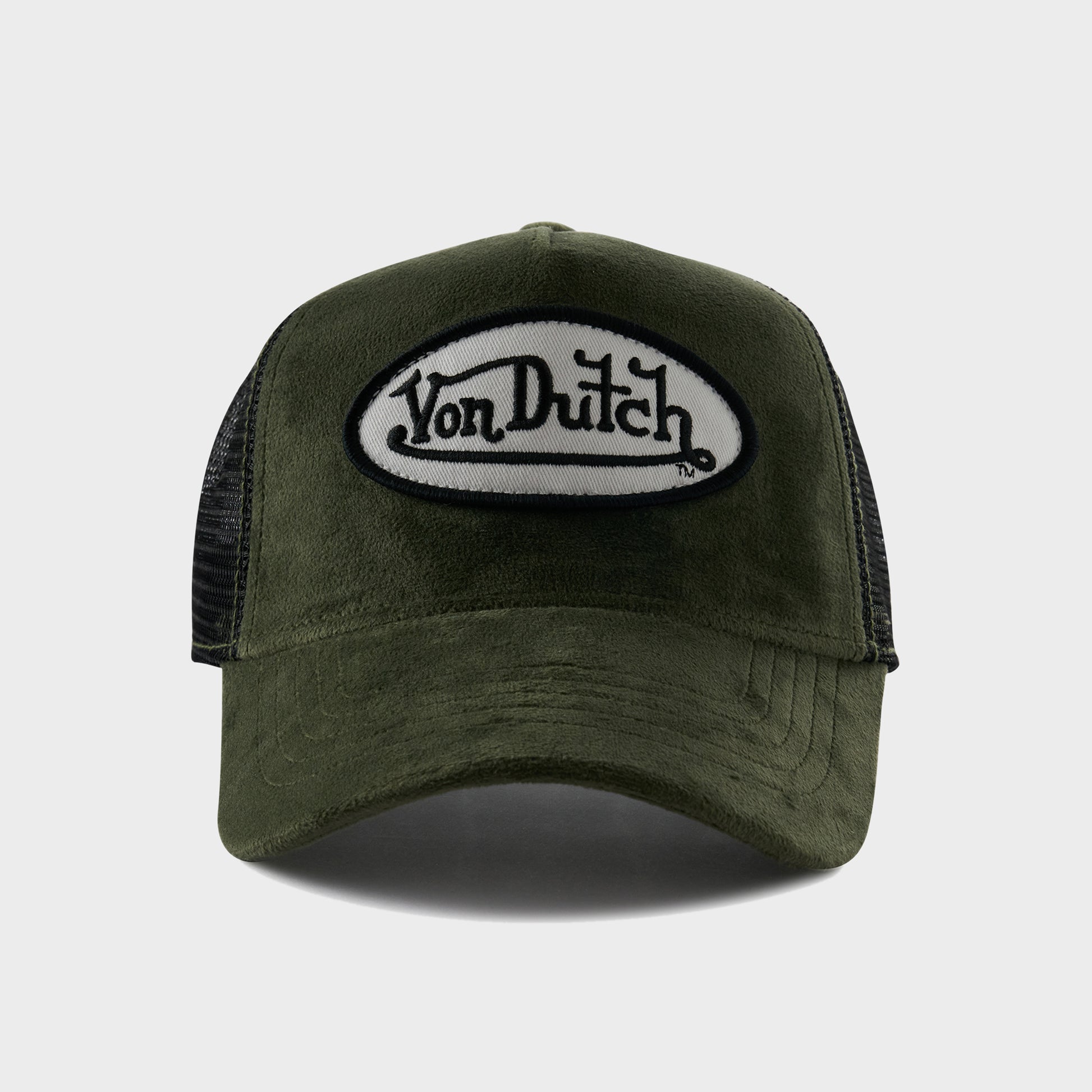 VELVET TRUCKER IN OLIVE
