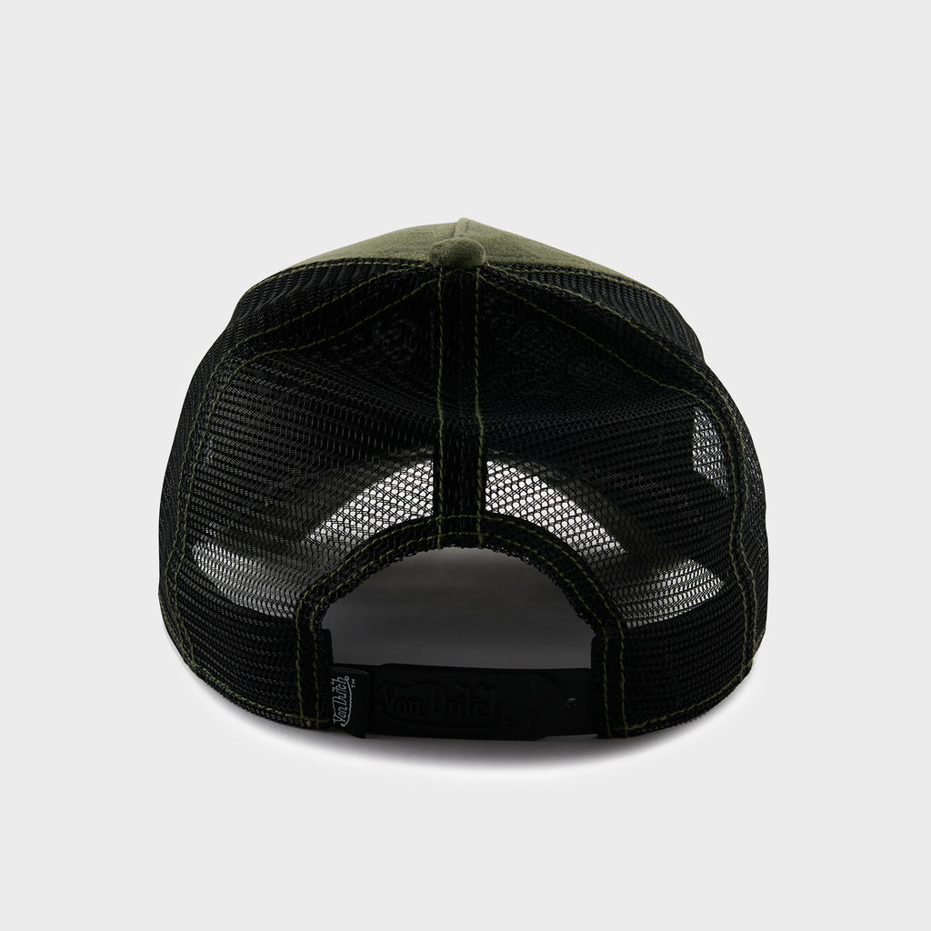 VELVET TRUCKER IN OLIVE