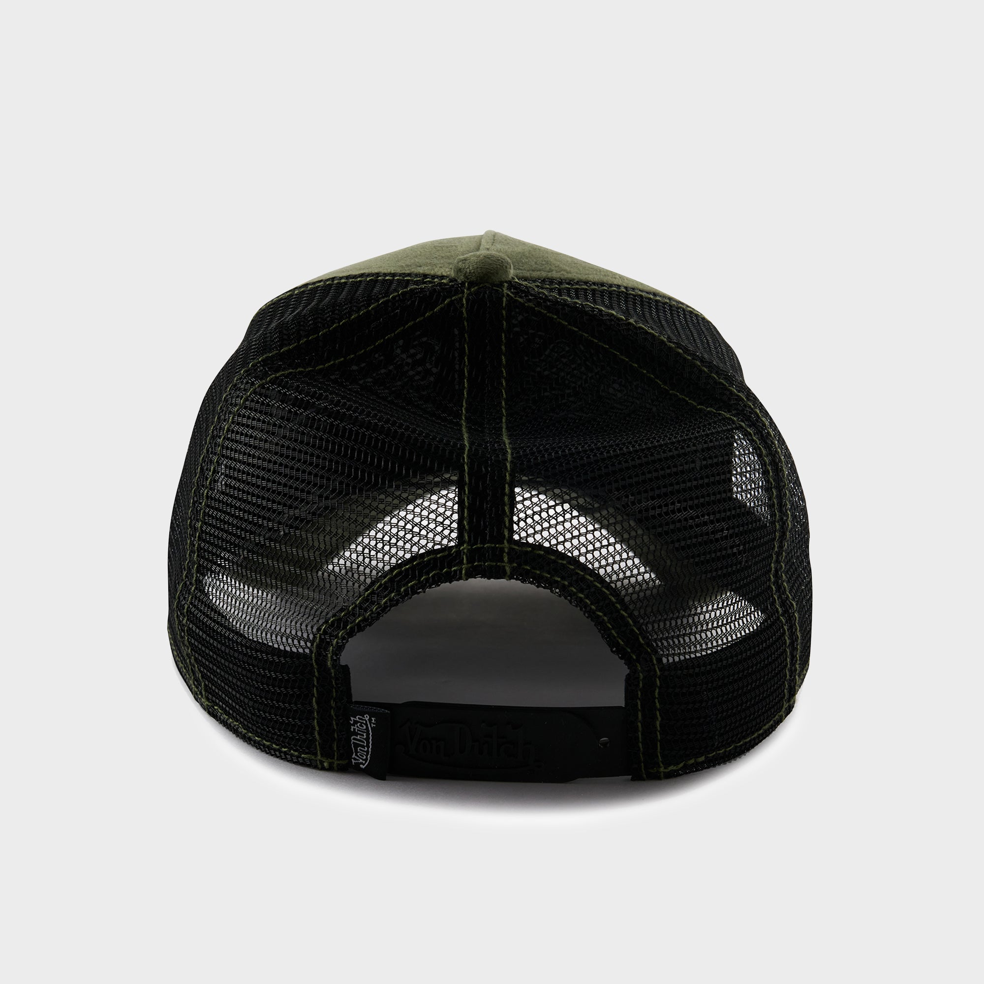 VELVET TRUCKER IN OLIVE GREEN