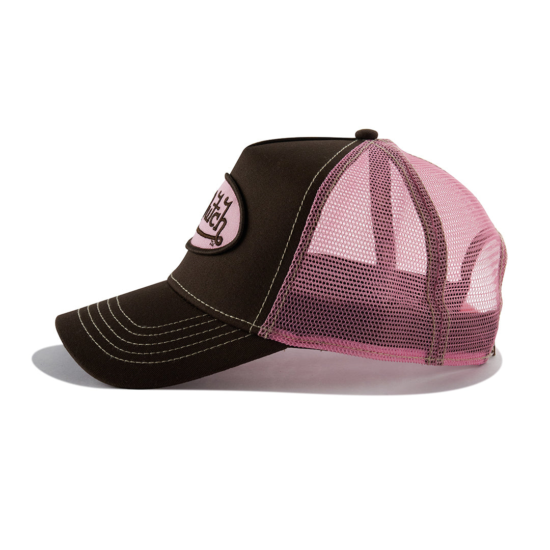 STAPLE TRUCKER IN CHOC  PINK