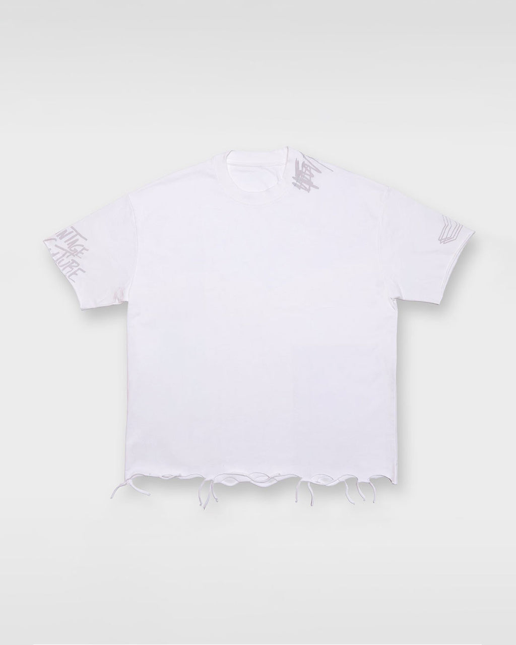 PRE-ORDER VINTAGE CULTURE X VON DUTCH LOVES DISTRESSED WHITE T-SHIRT