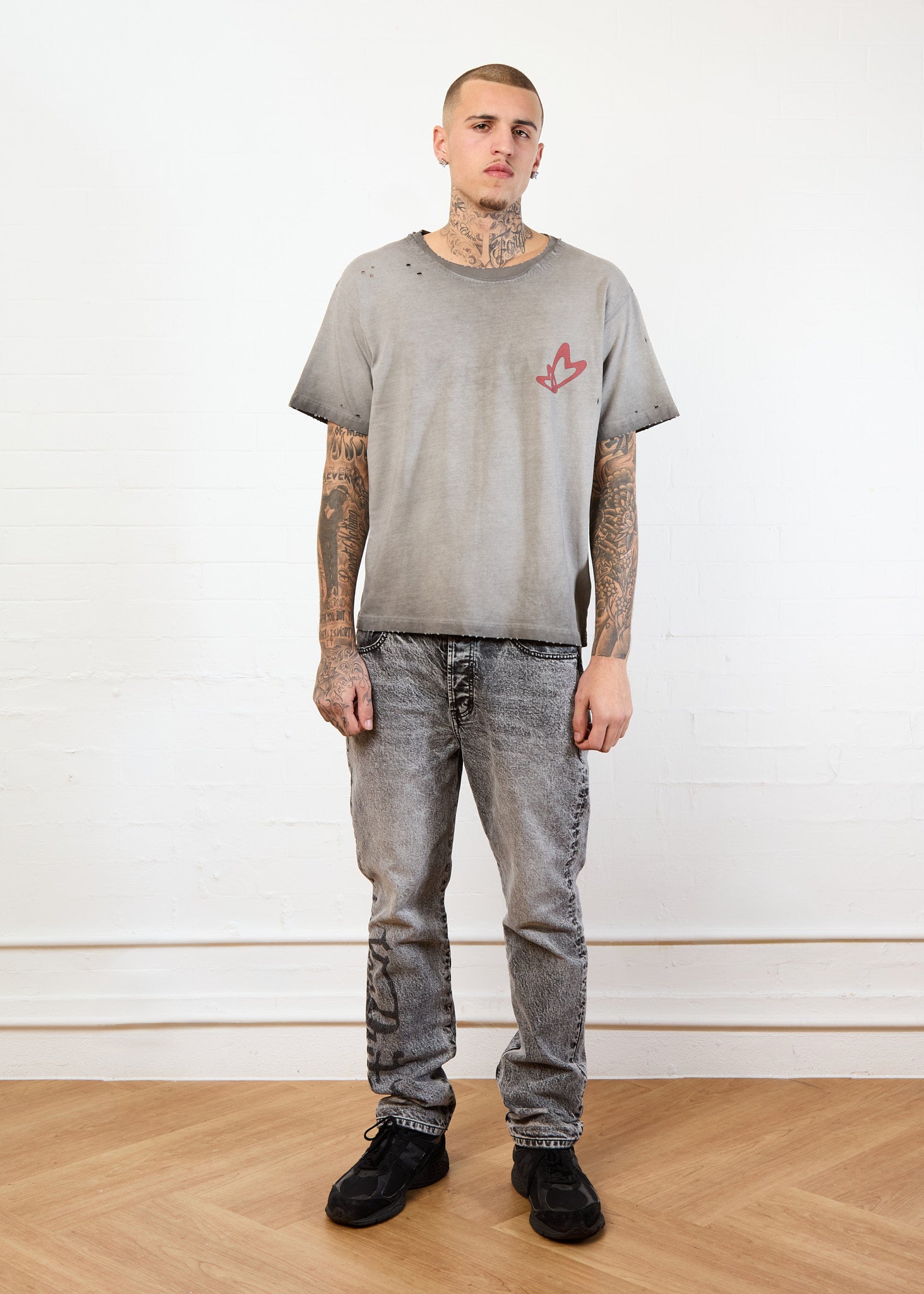 WINGS T (GREY STONE- OVERSIZE)