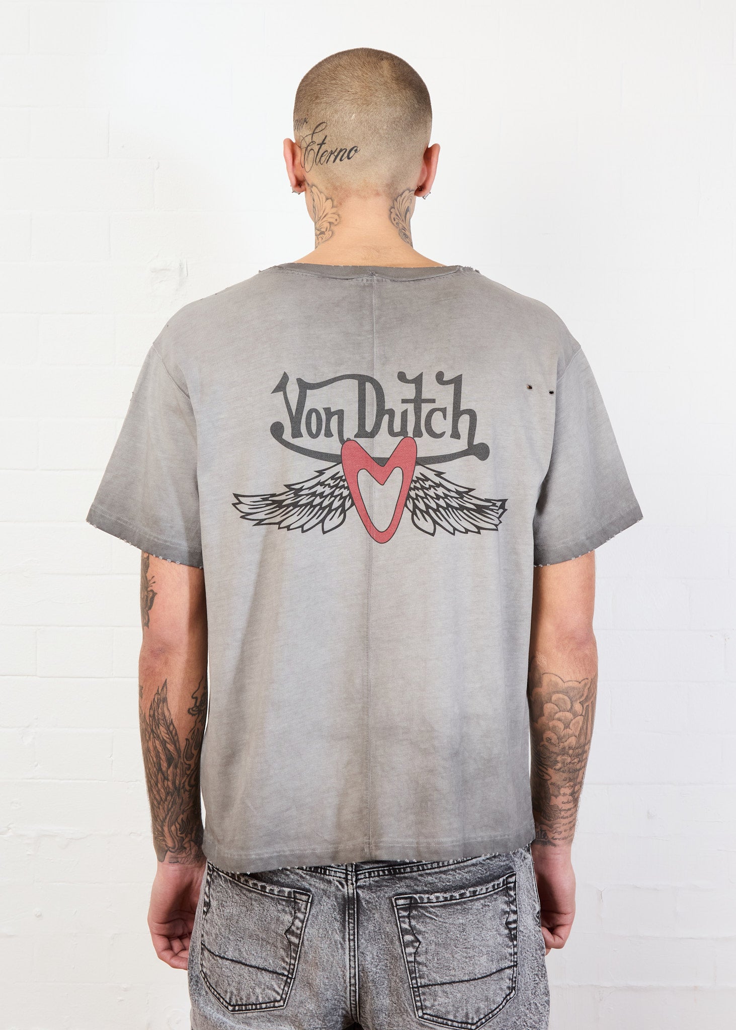 WINGS T (GREY STONE- OVERSIZE)