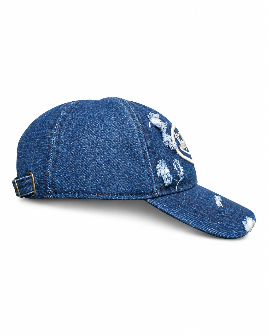 VON DUTCH LOVES X LOUIS BEKK HAT IN DISTRESSED DENIM HAT